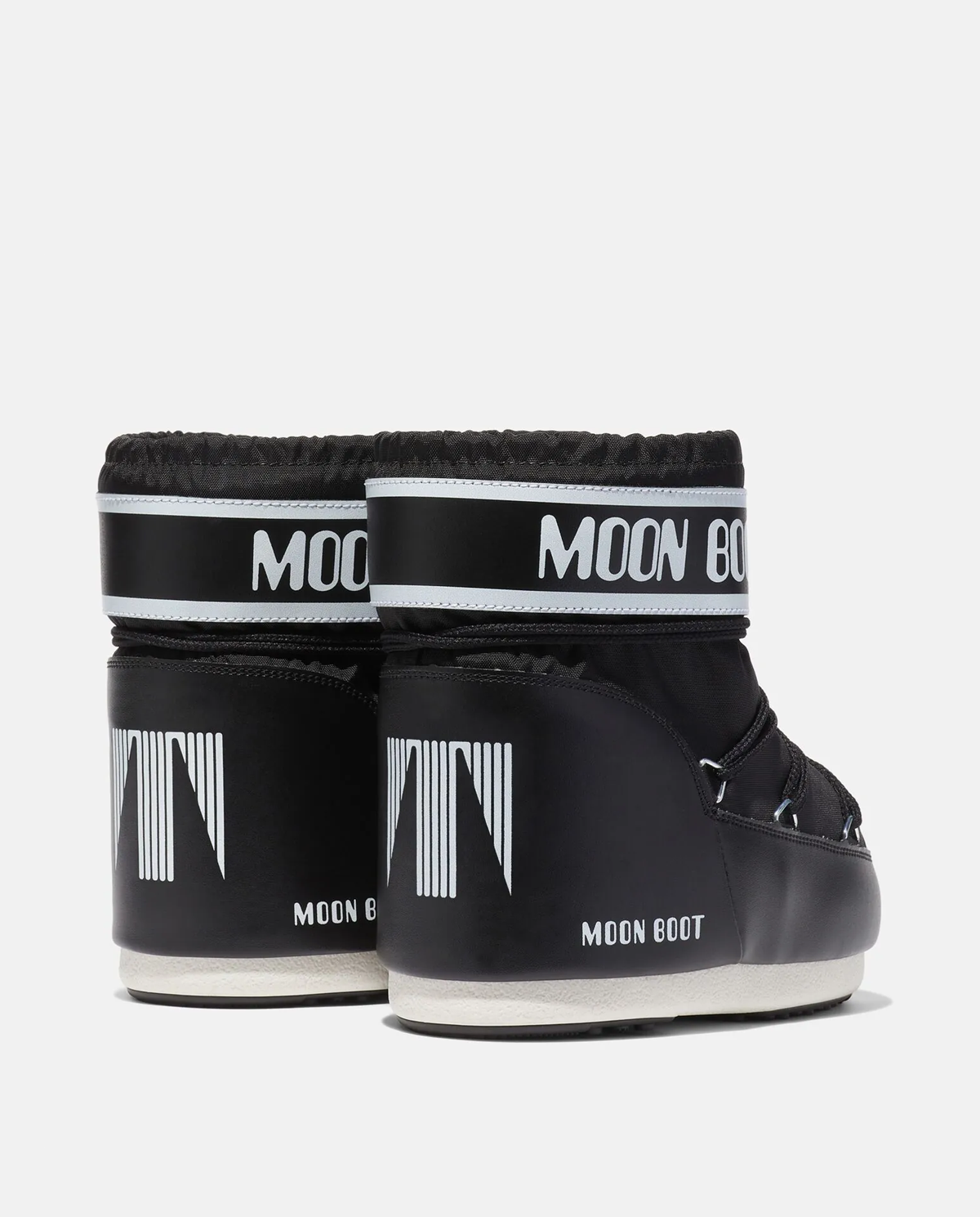 Чорні низькі снігові черевики MOON BOOT Black Icon Low