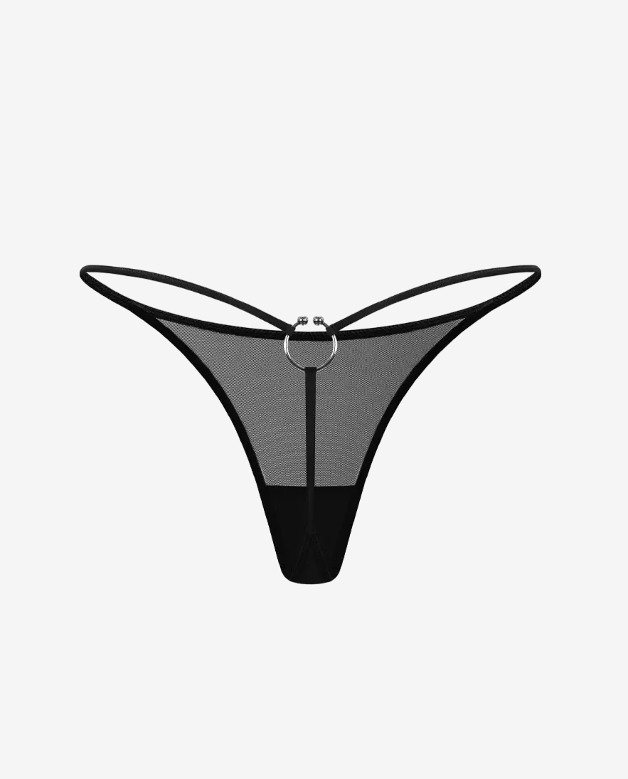 Чорні стрінги Dune від ZHILYOVA LINGERIE