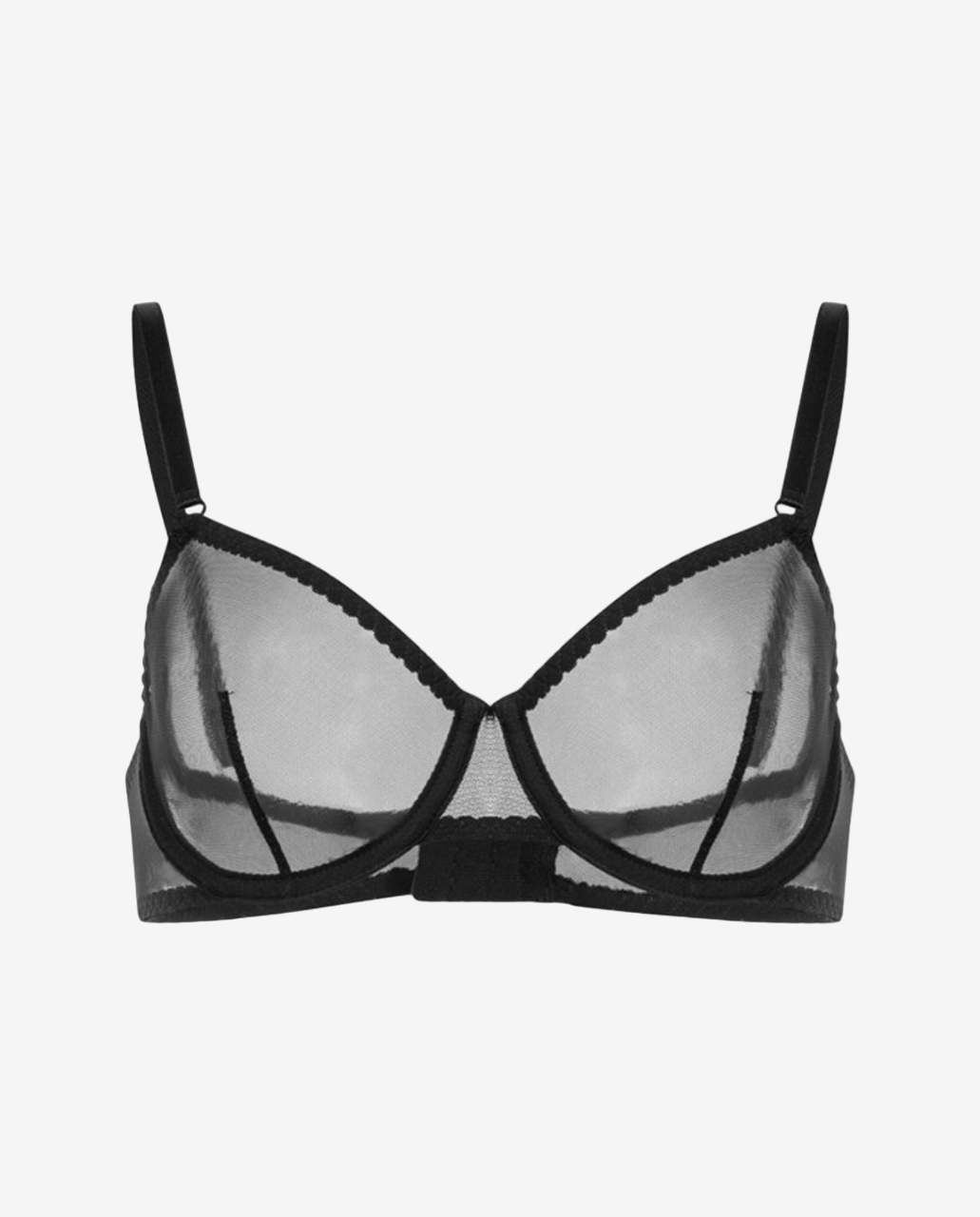 Бюстгальтер из сетки ZHILYOVA LINGERIE Black Ocean