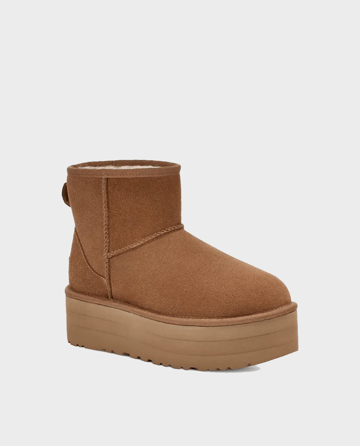 Карамельні черевики UGG Classic Mini Platform