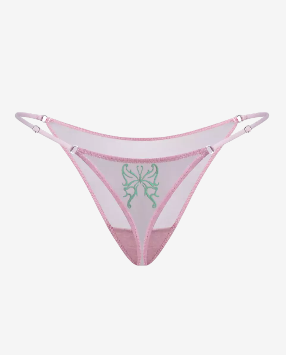 Стрінги з вишивкою Butterlfy ZHILYOVA LINGERIE