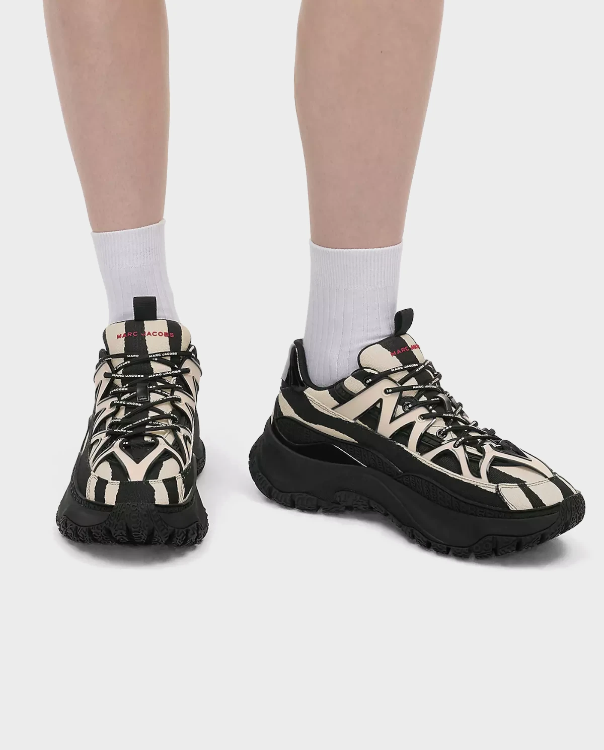 Кросівки MARC JACOBS Zebra Canvas Lazy Hiker