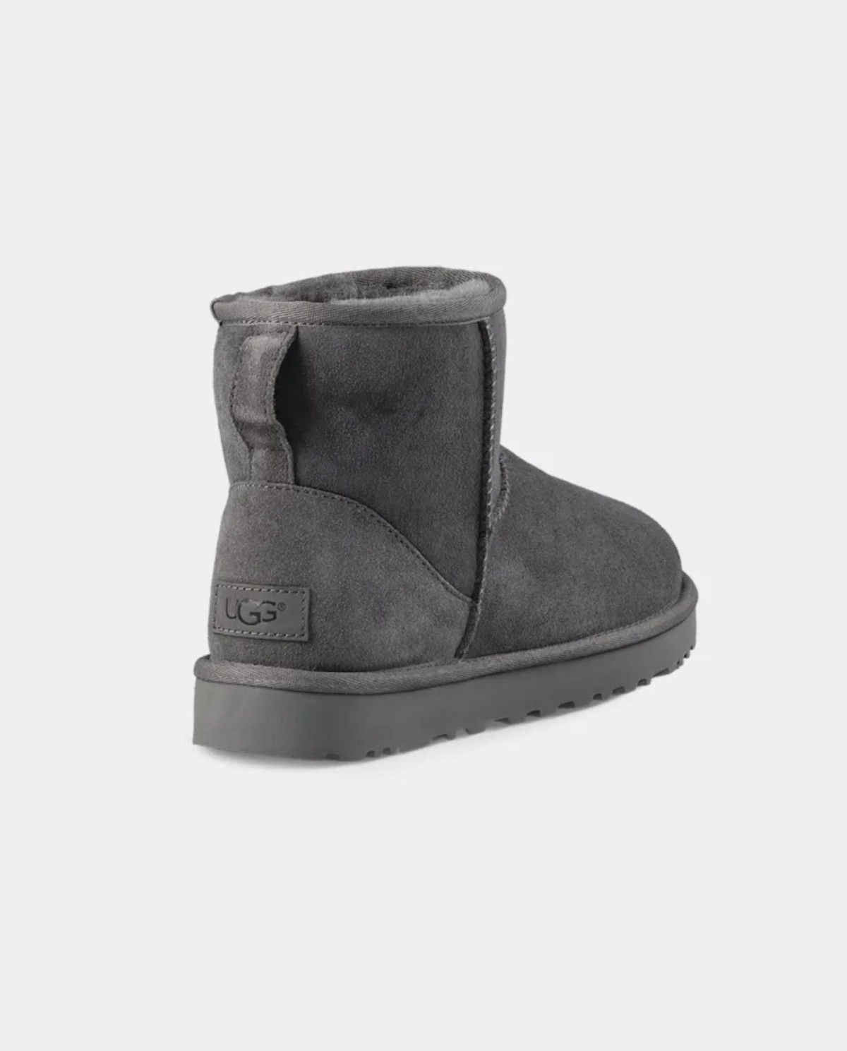 UGG Серые ботинки для снега Classic Mini II 