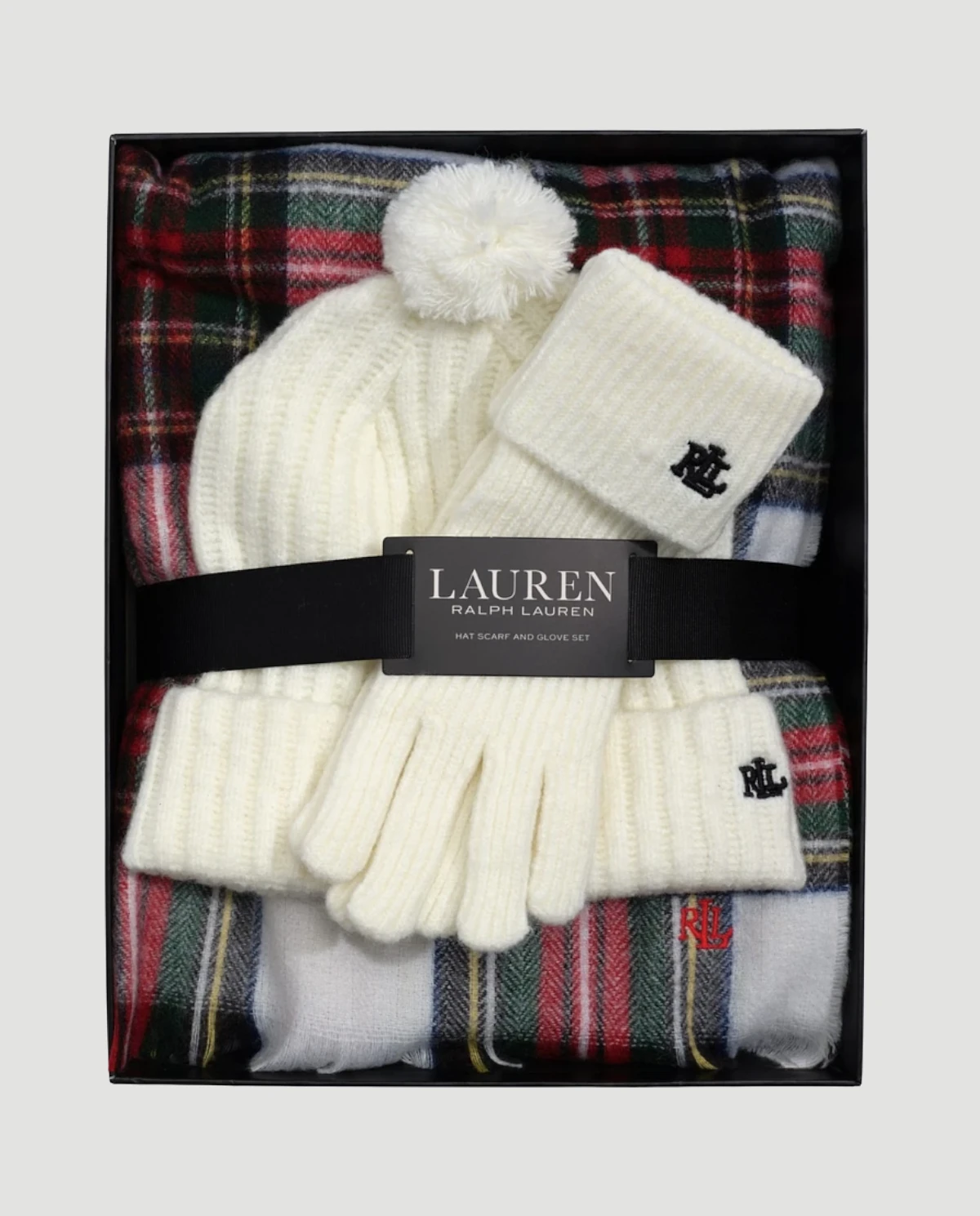 LAUREN BY RALPH LAUREN набір з капелюха, шарфа та рукавичок