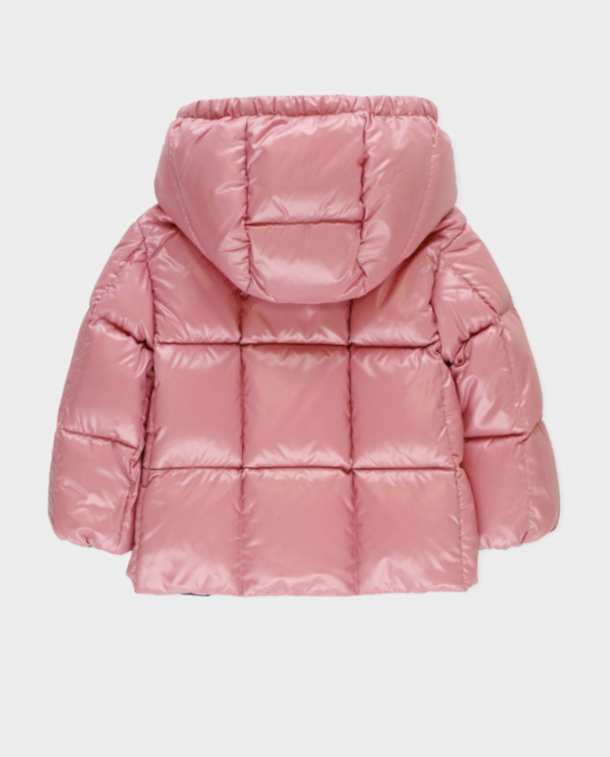 MONCLER KIDS Рожевий пуховик з логотипом 0-3 роки