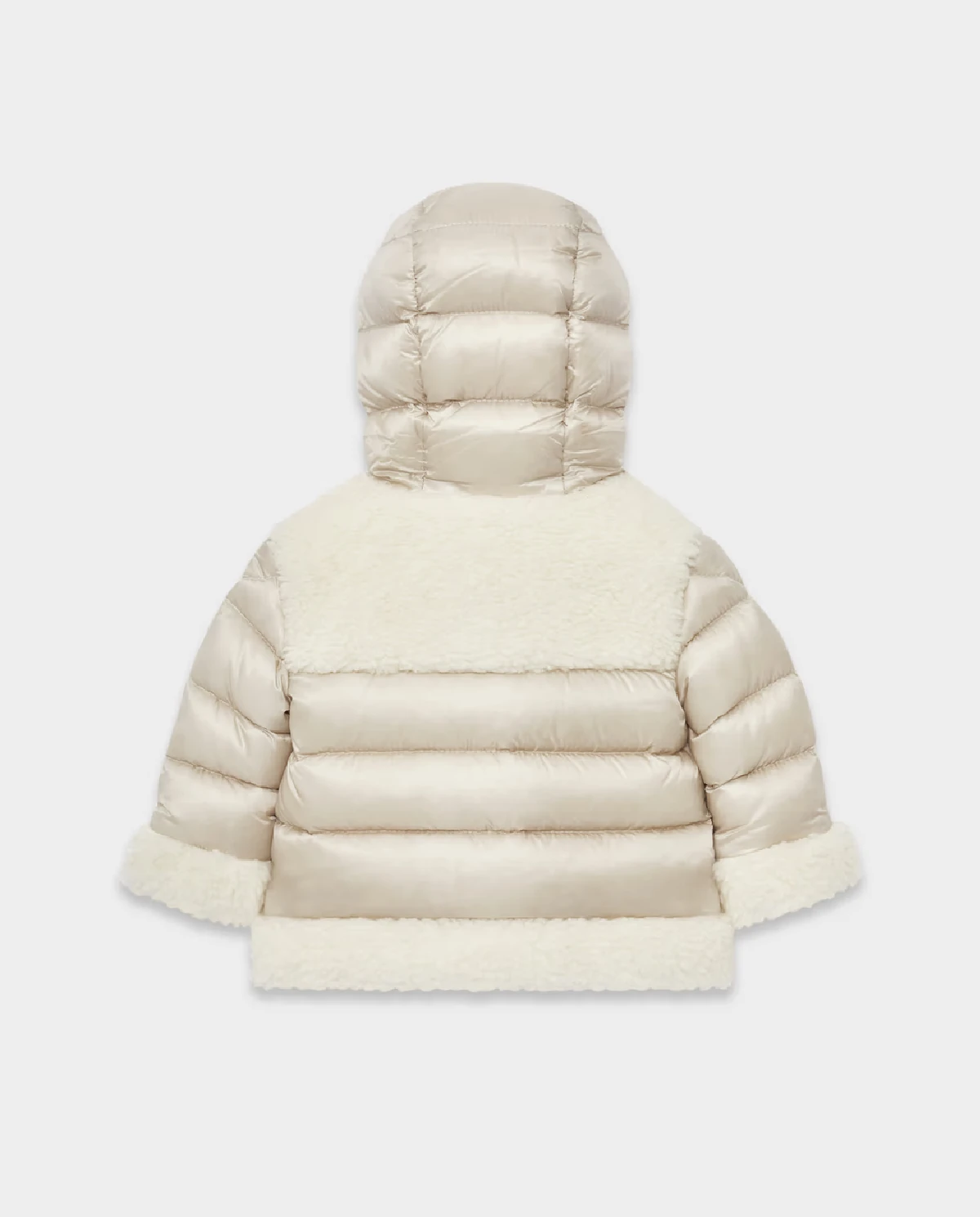 MONCLER KIDS Бежева пухова куртка Dofi