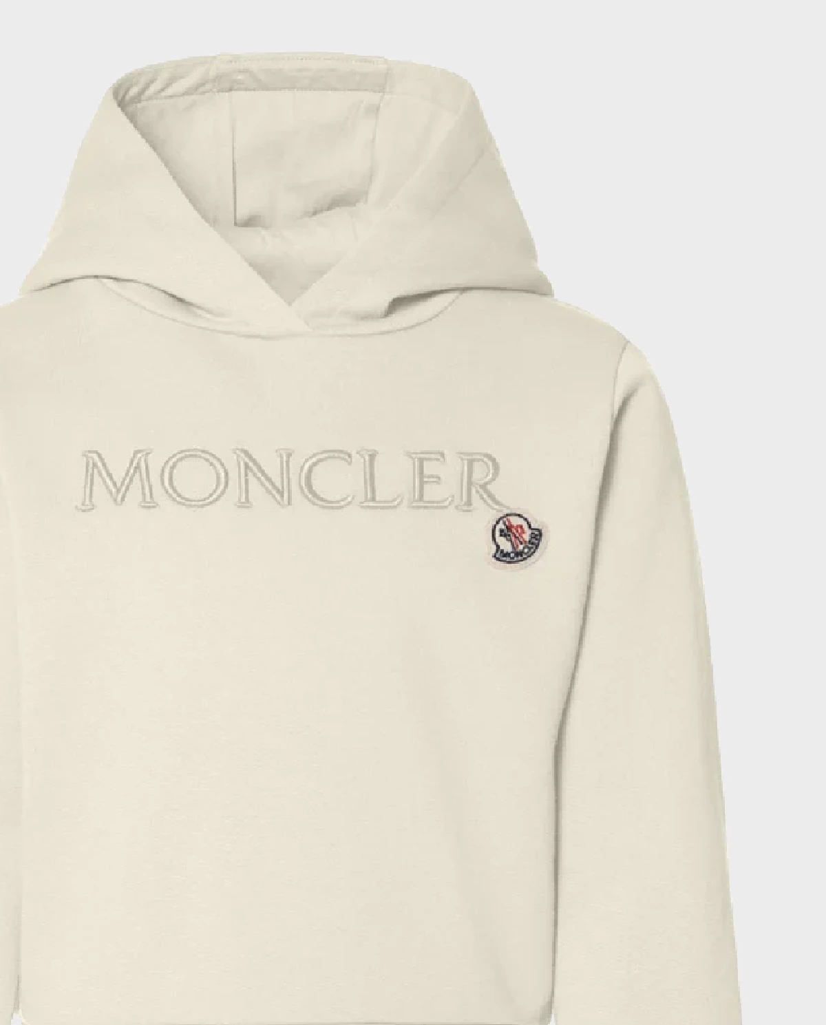 MONCLER KIDS Кремовая толстовка с графикой 