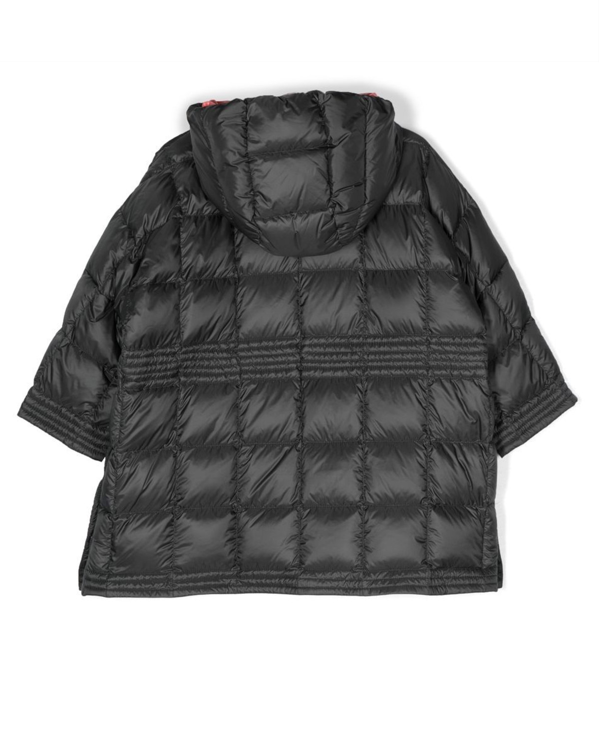 MONCLER KIDS Стьобане пальто з капюшоном 8-14 років