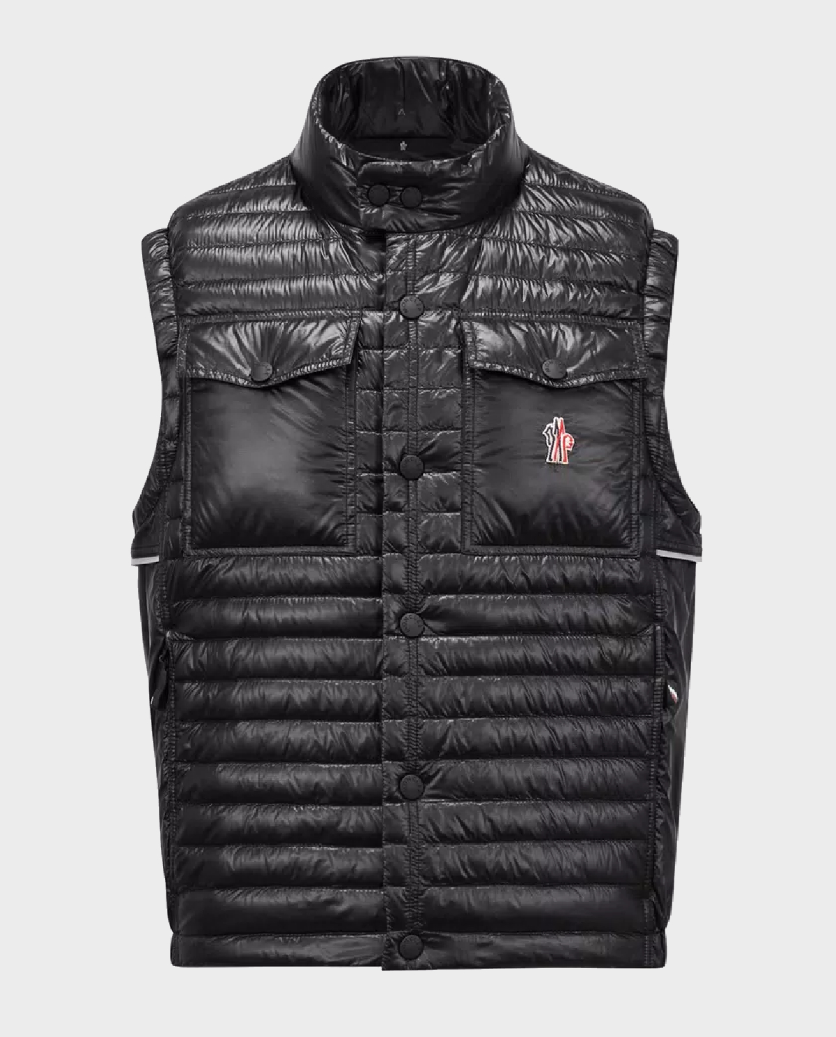 MONCLER Черная безрукавка Ollon  