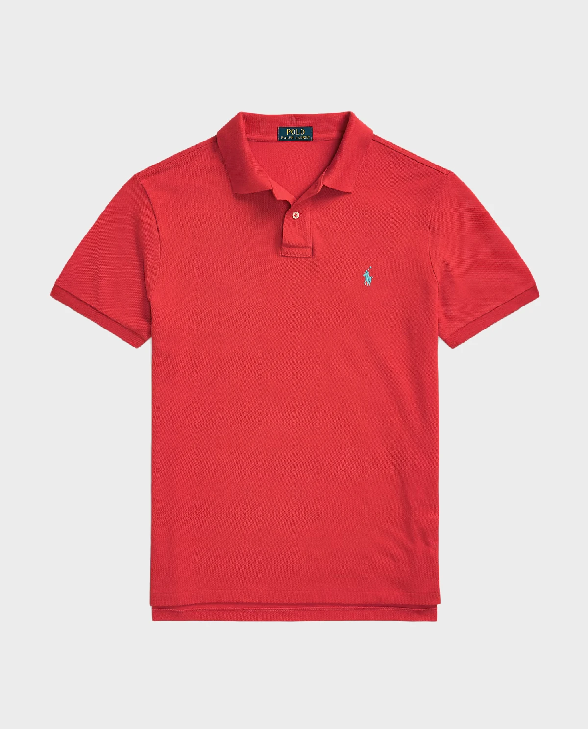 Сорочка-поло RALPH LAUREN Red Custom Slim Fit фотографія 2