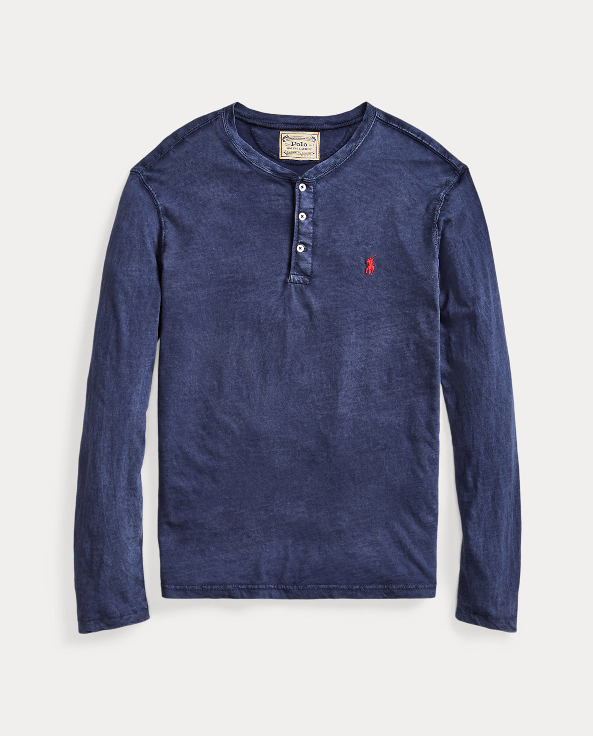 Футболка RALPH LAUREN Navy Blue Henley 