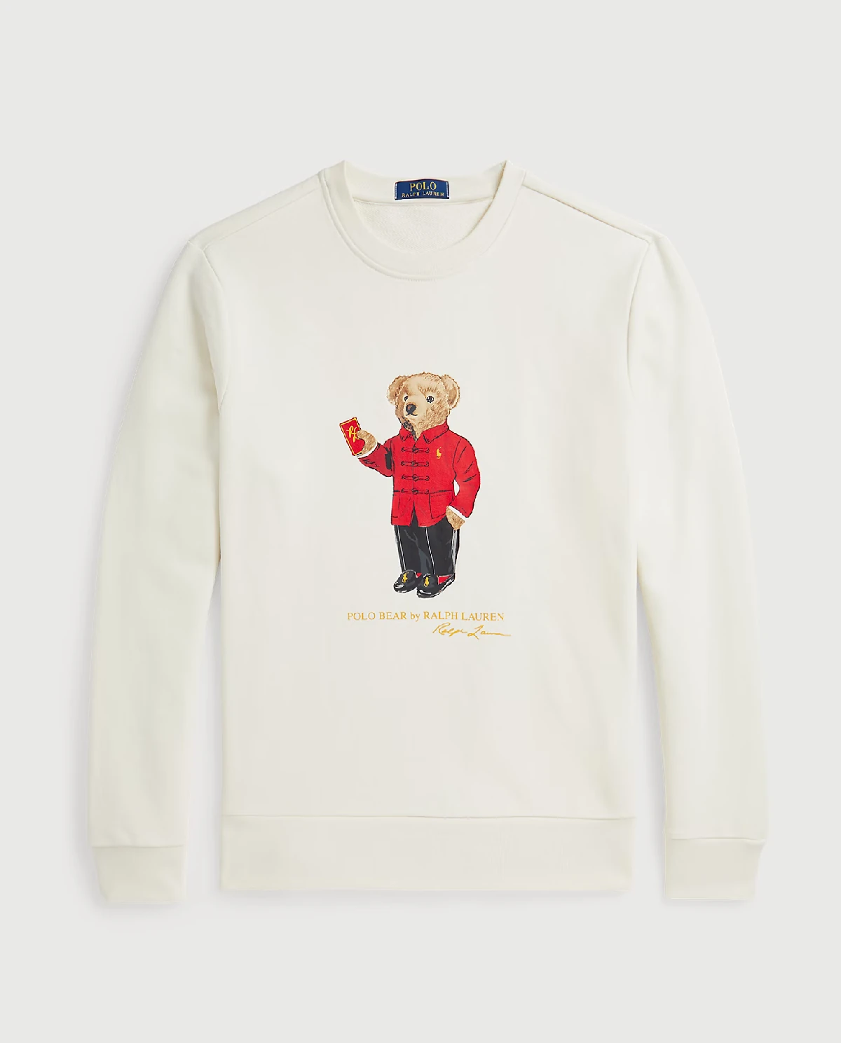 Толстовка RALPH LAUREN Cream New Year Polo Bear