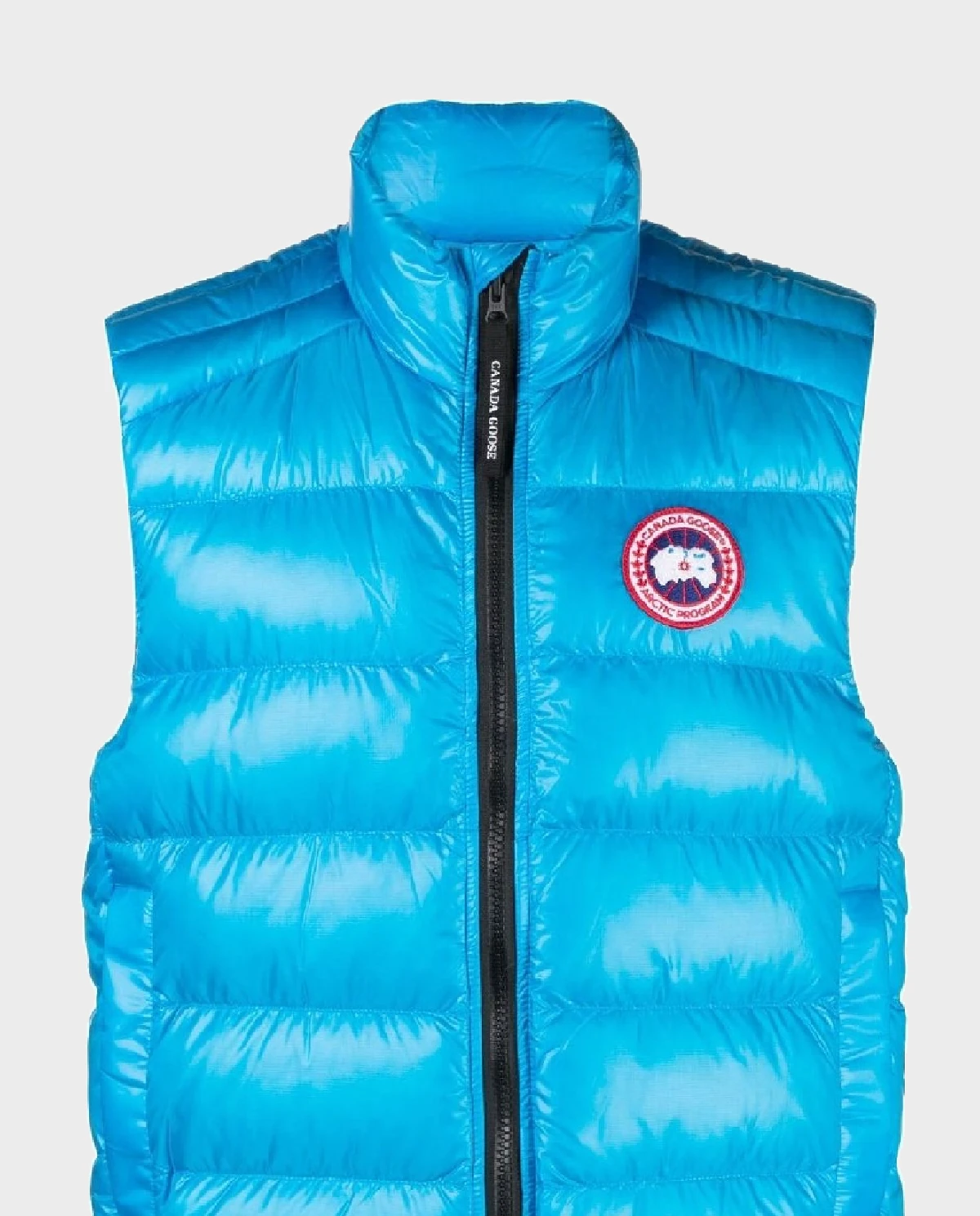 CANADA GOOSE Синий пуховый жилет Crofton 