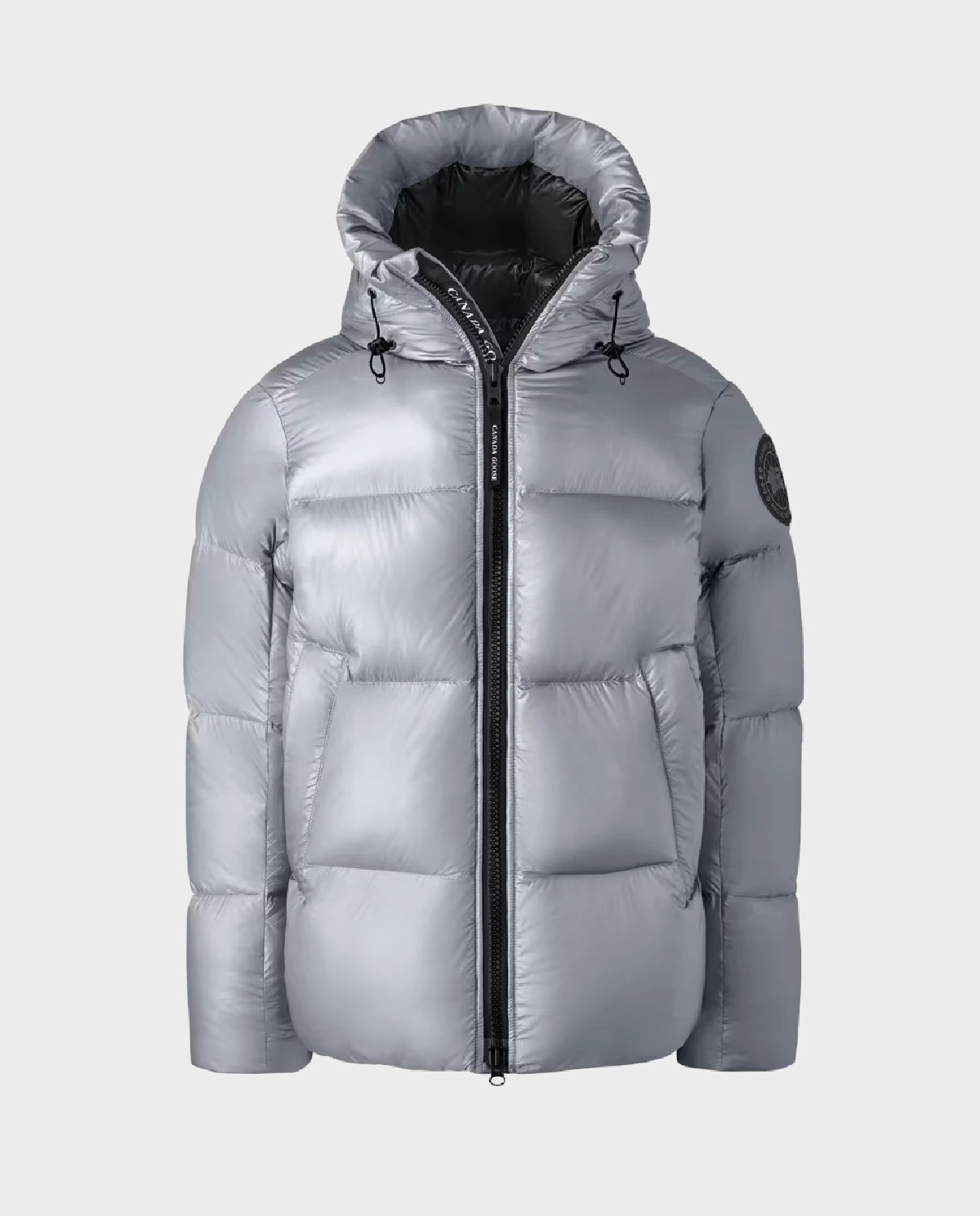 CANADA GOOSE Срібна пухова куртка Crofton