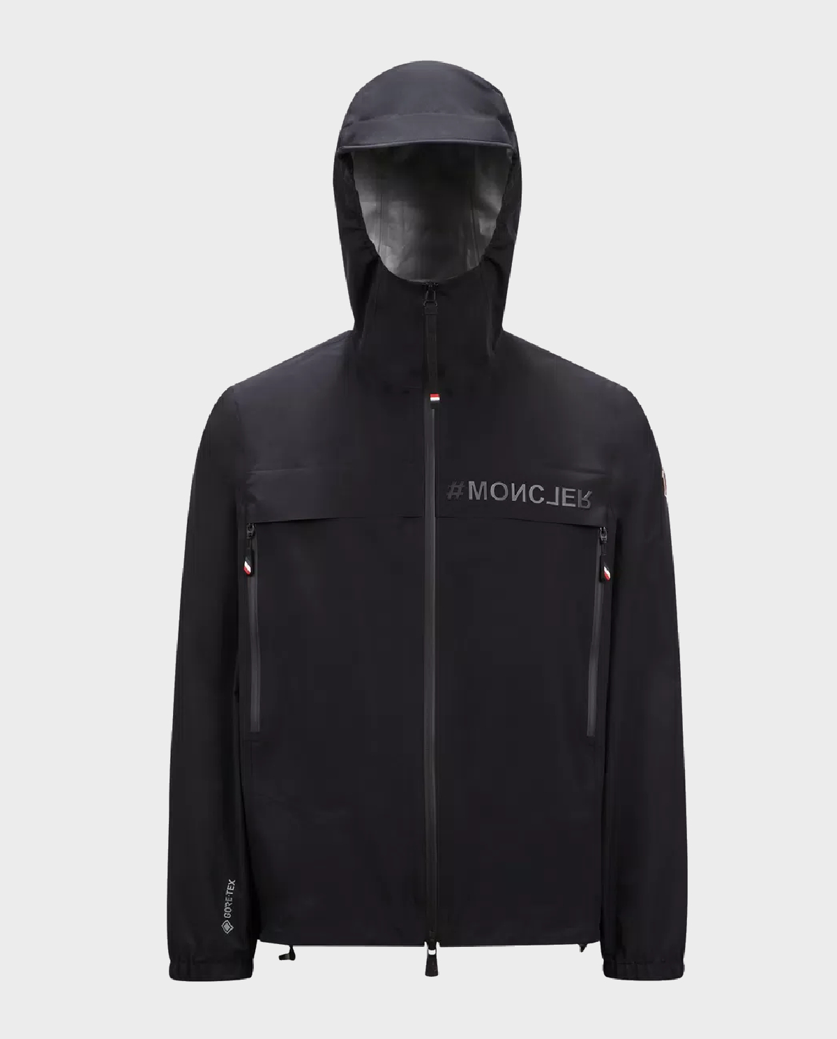 MONCLER Чорна куртка з капюшоном Shipton