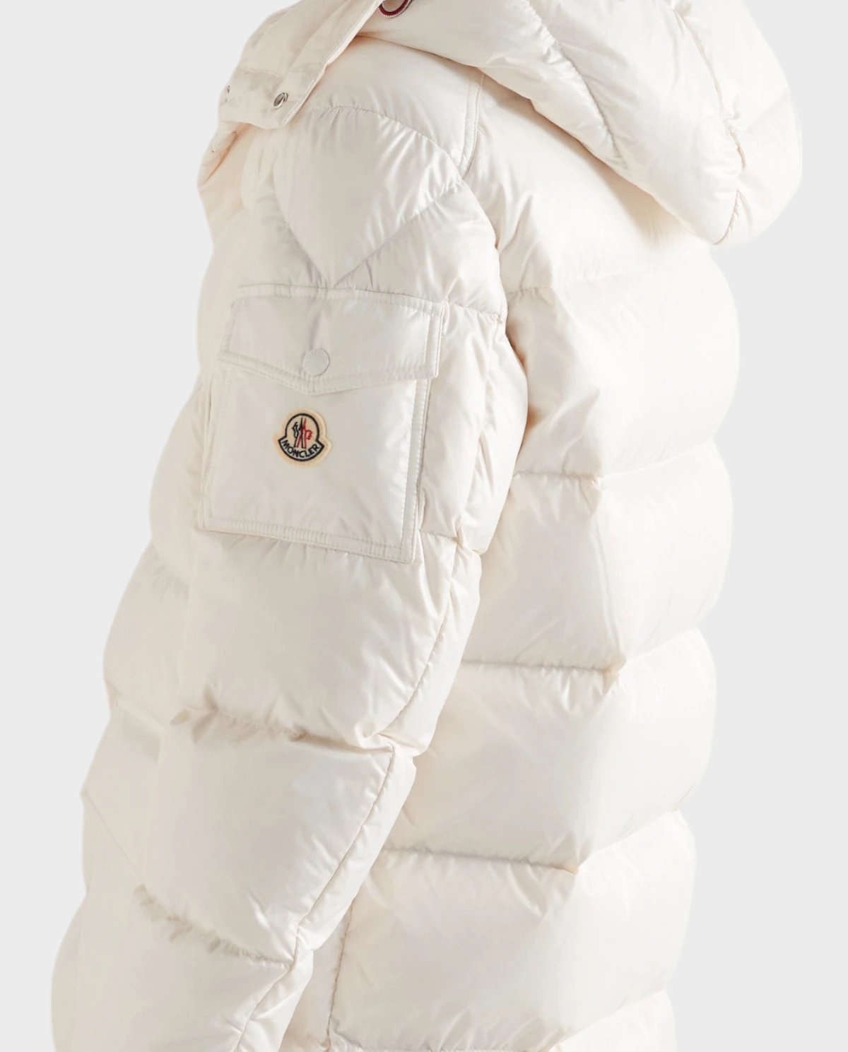 MONCLER Біла пухова куртка