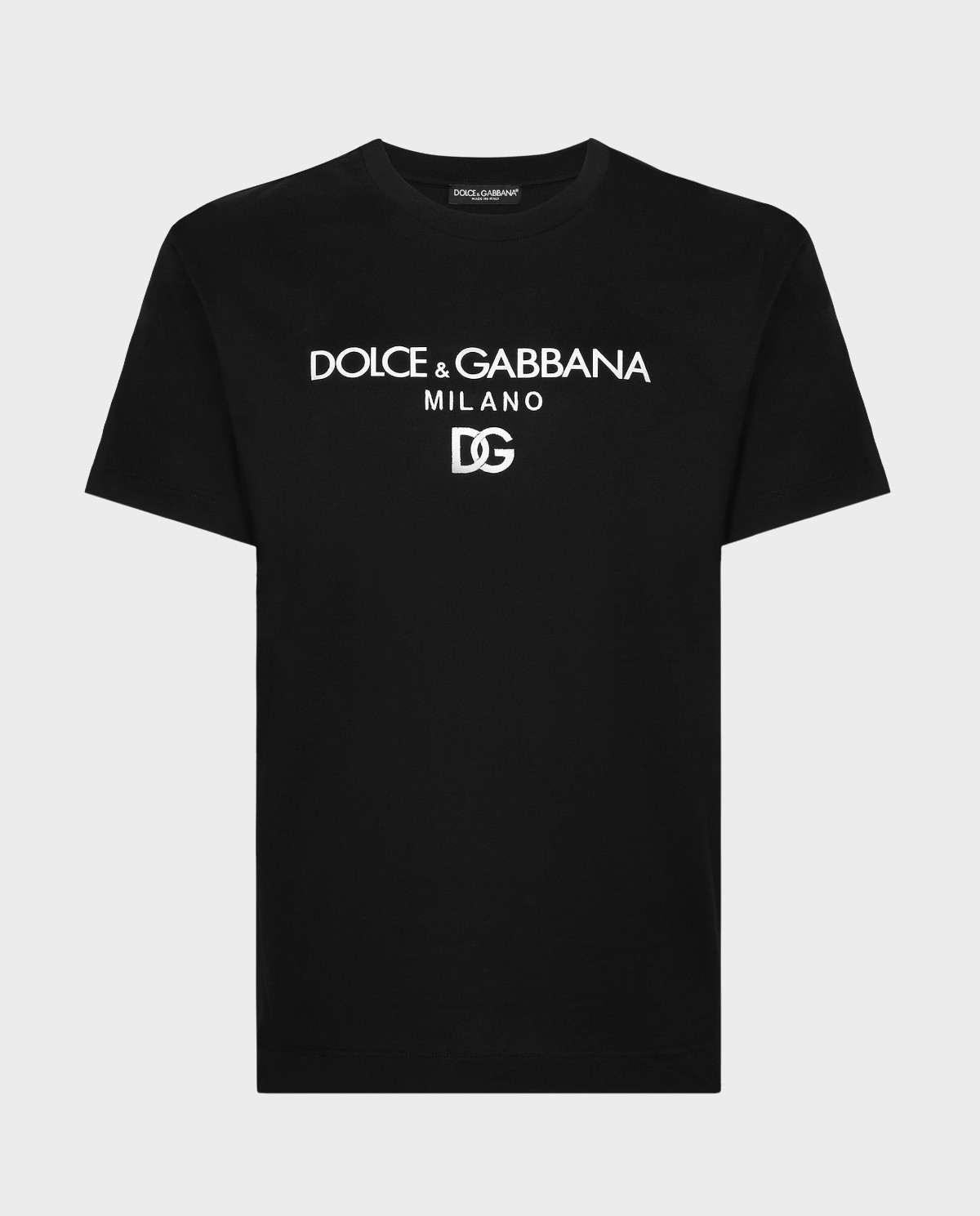 Футболка с логотипом DOLCE & GABBANA черная