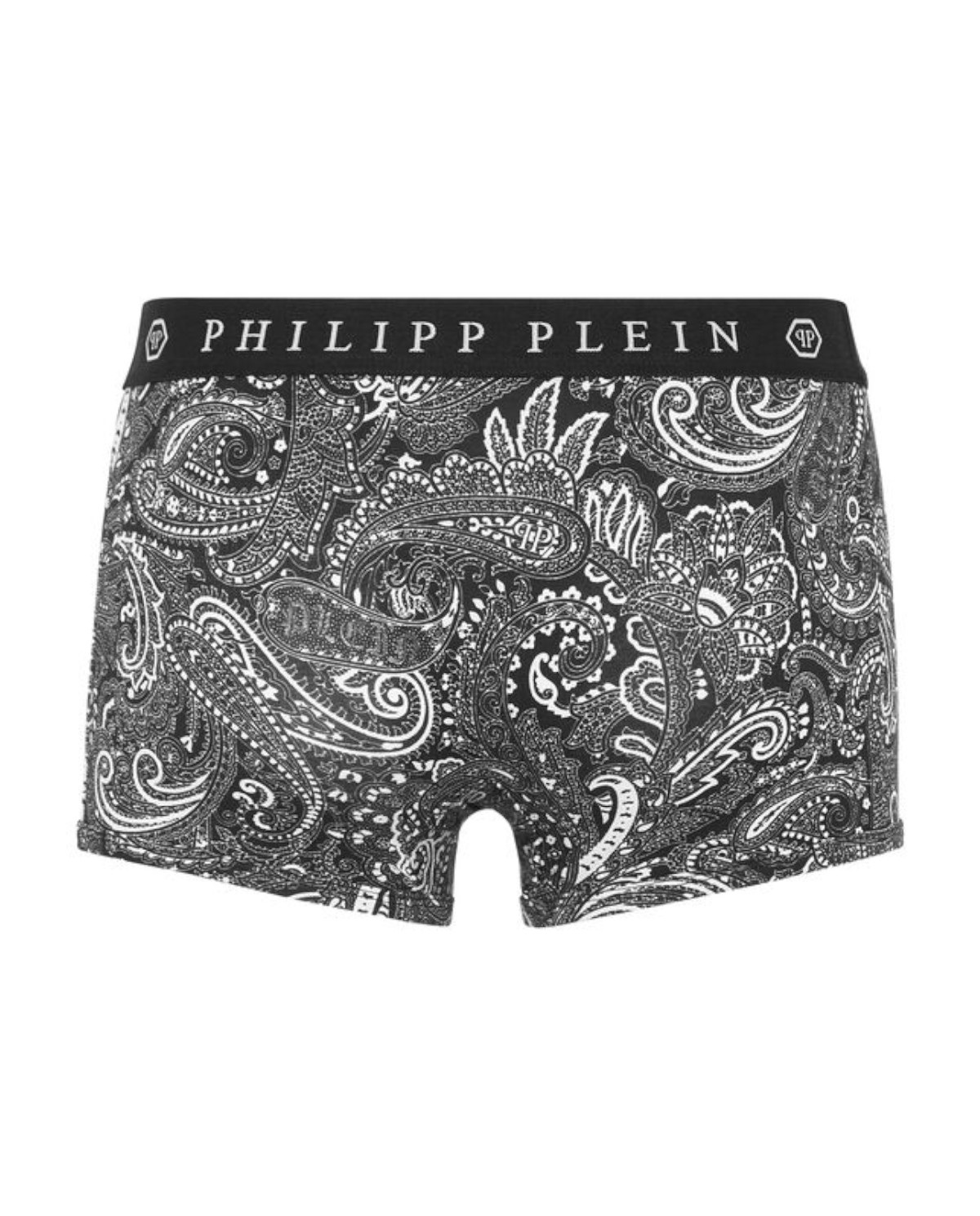 Черные шорты-боксеры от PHILIPP PLEIN с логотипом