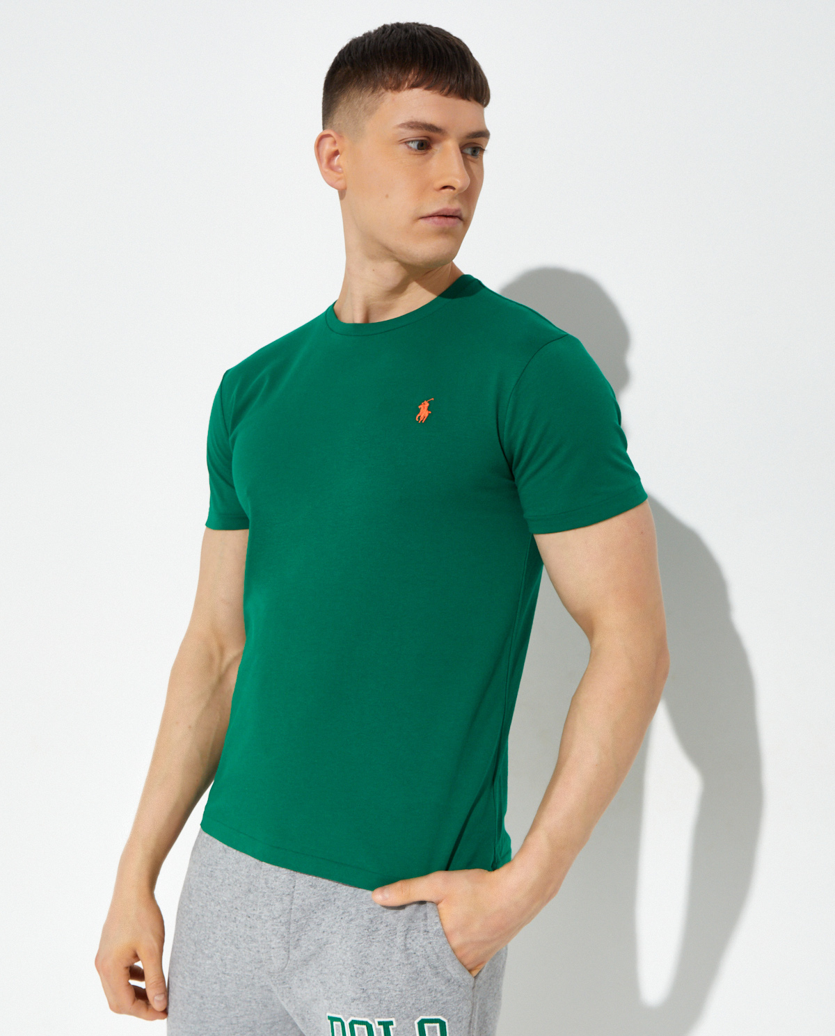 Футболка RALPH LAUREN Green Custom Slim Fit фотографія 2