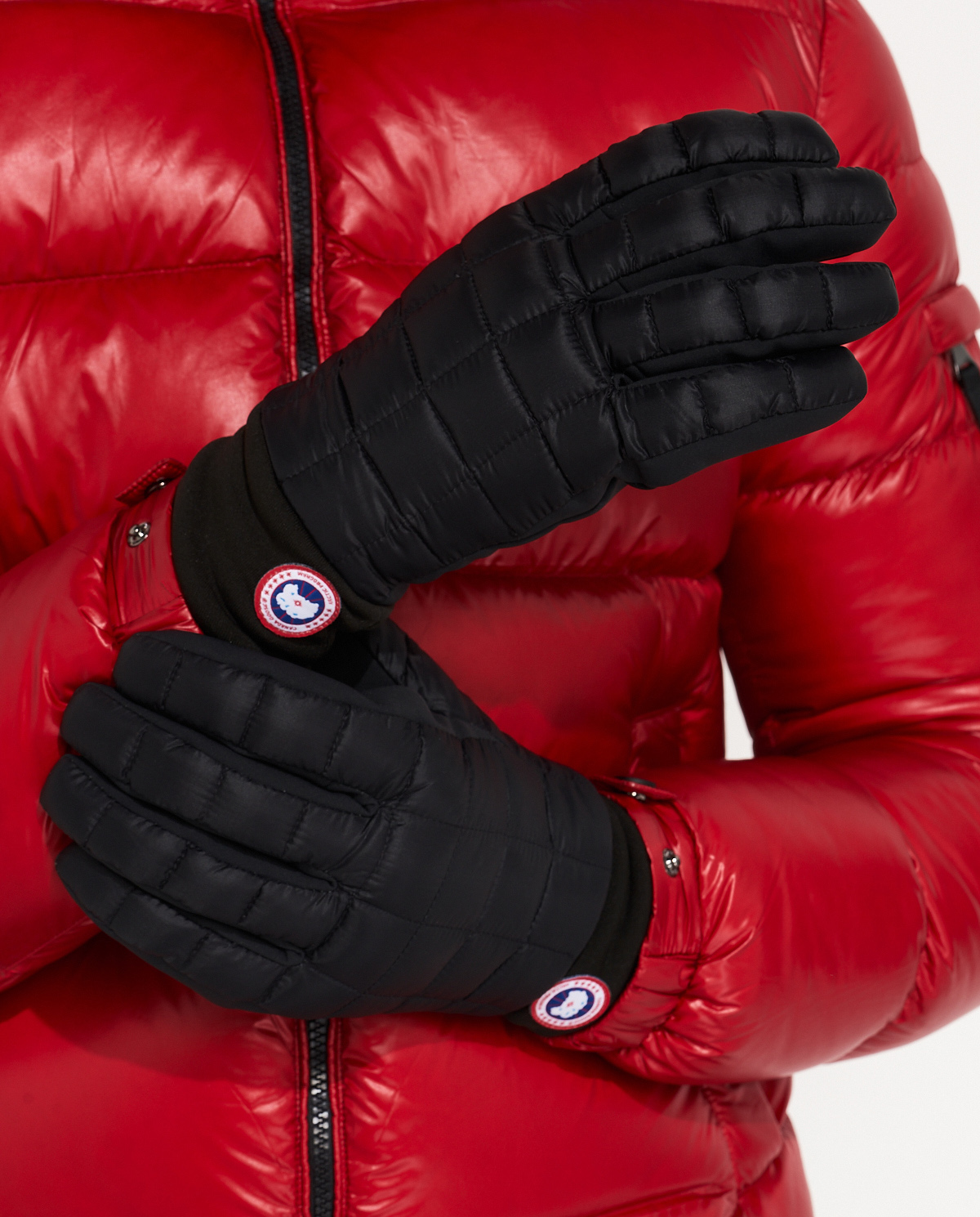 Пуховые перчатки CANADA GOOSE 