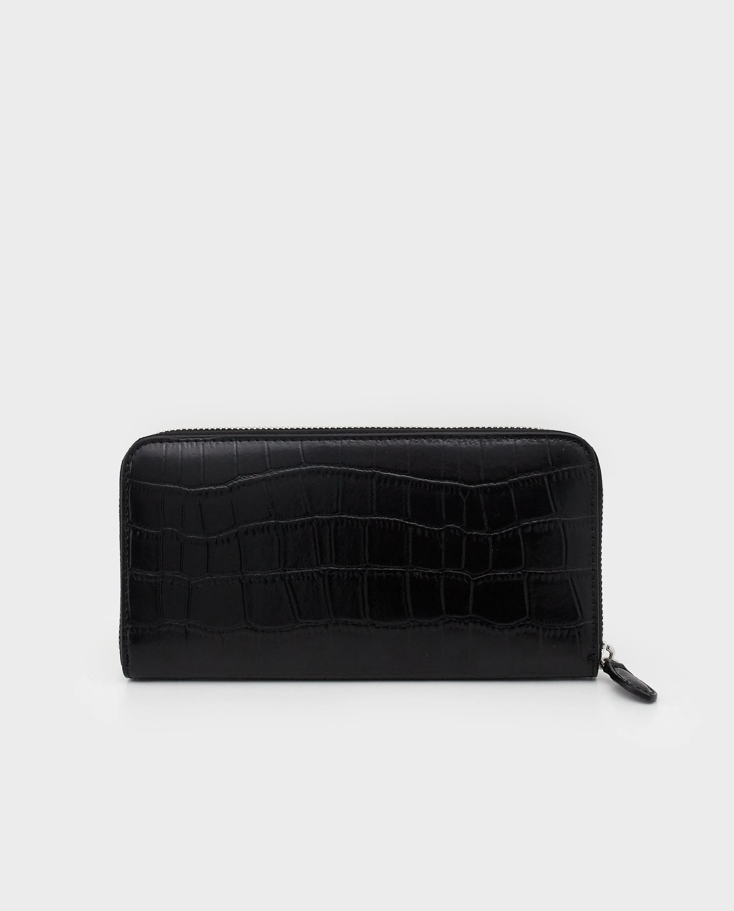 PINKO Ryder Wallet Zip Around Black 