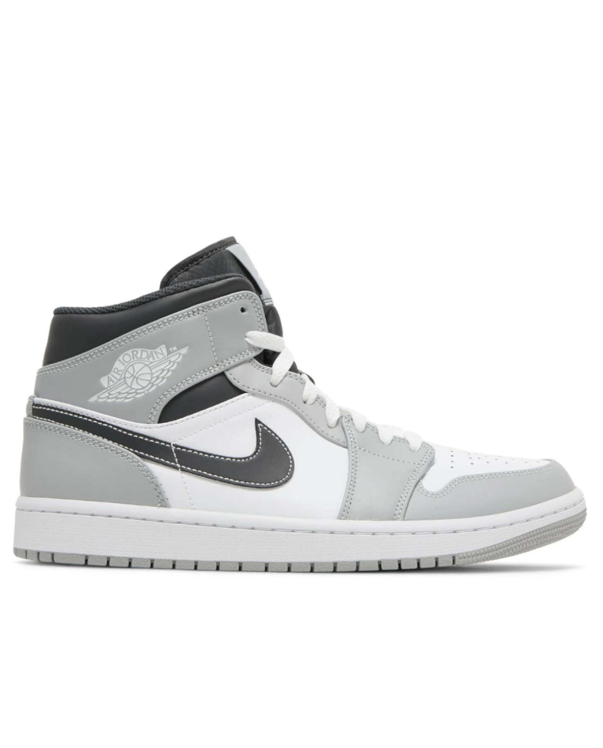 AIR JORDAN Кросівки Air Jordan 1 Mid Light Smoke Grey Anthracite