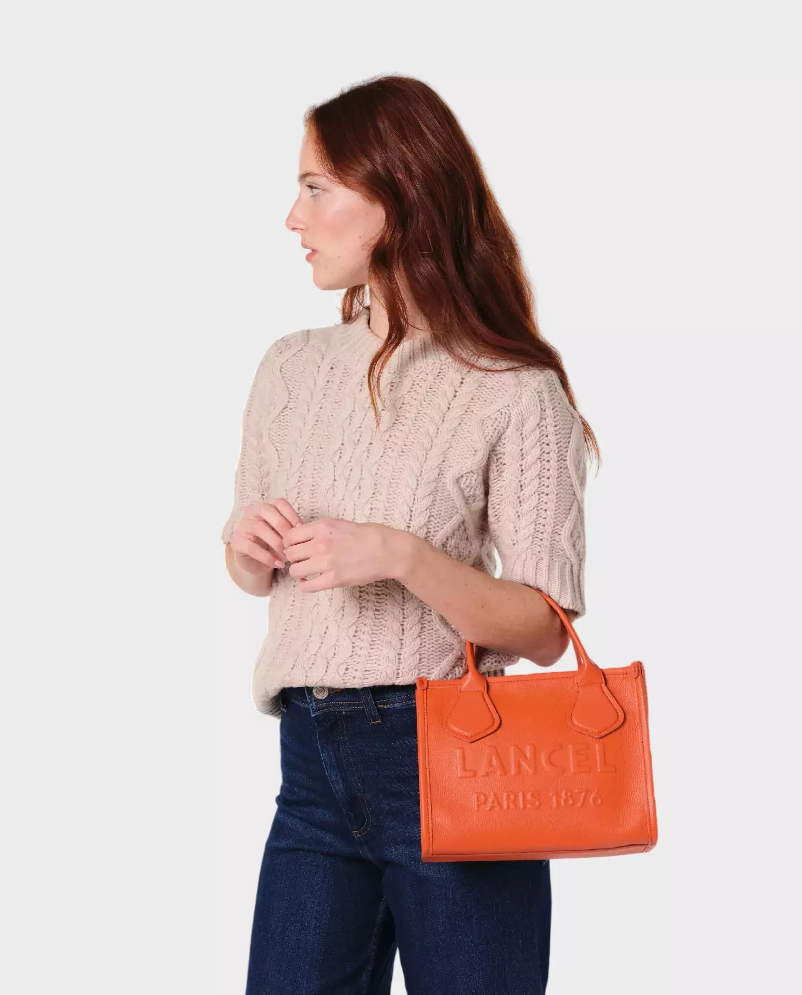 Сумка LANCEL Orange Jour S