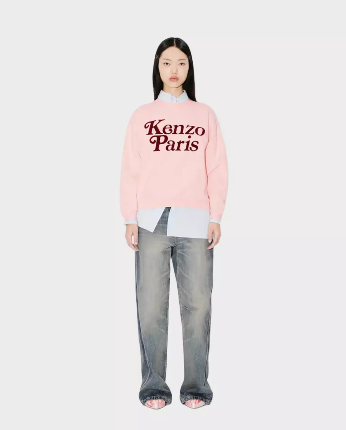 Рожевий світшот KENZO від Kenzo by Verdy