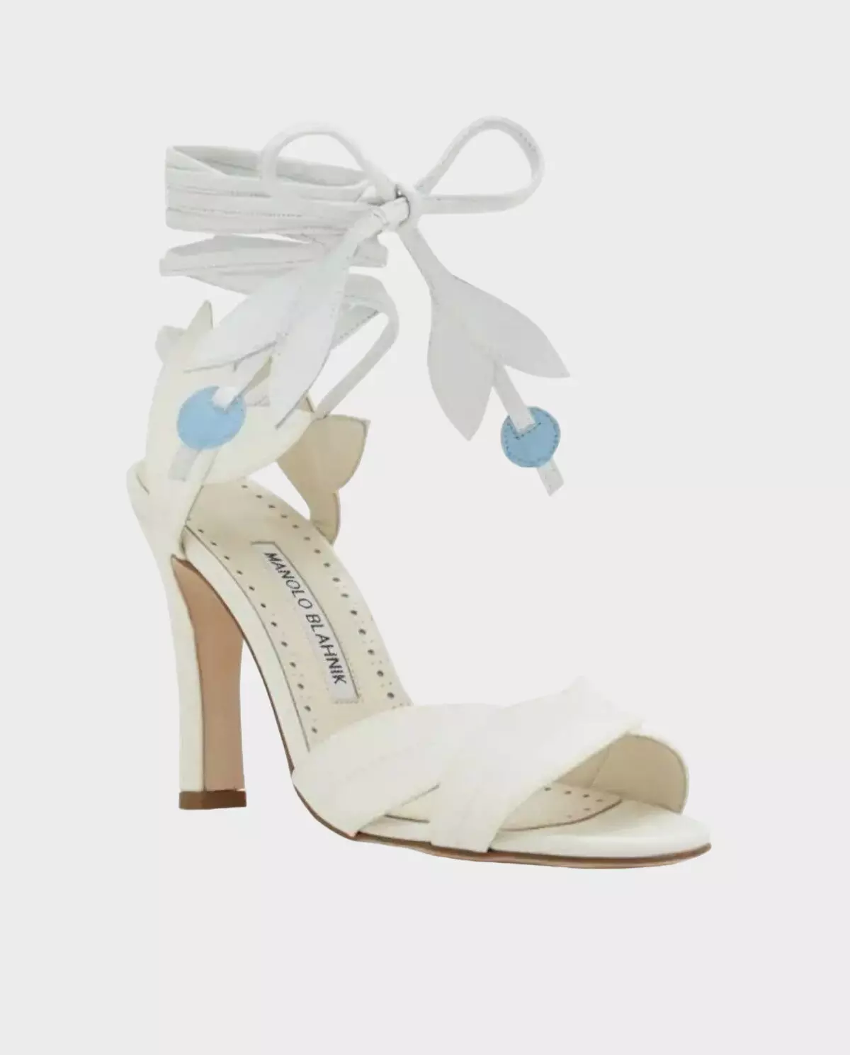 Сандалии MANOLO BLAHNIK Cream Ossie