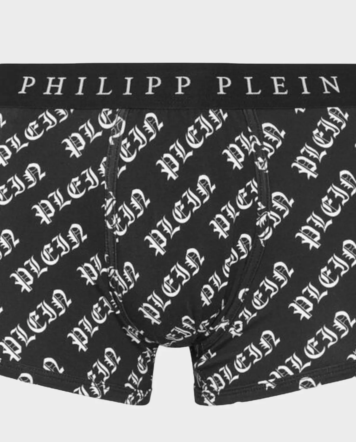 PHILIPP PLEIN Черные трусы-боксеры с готическим логотипом