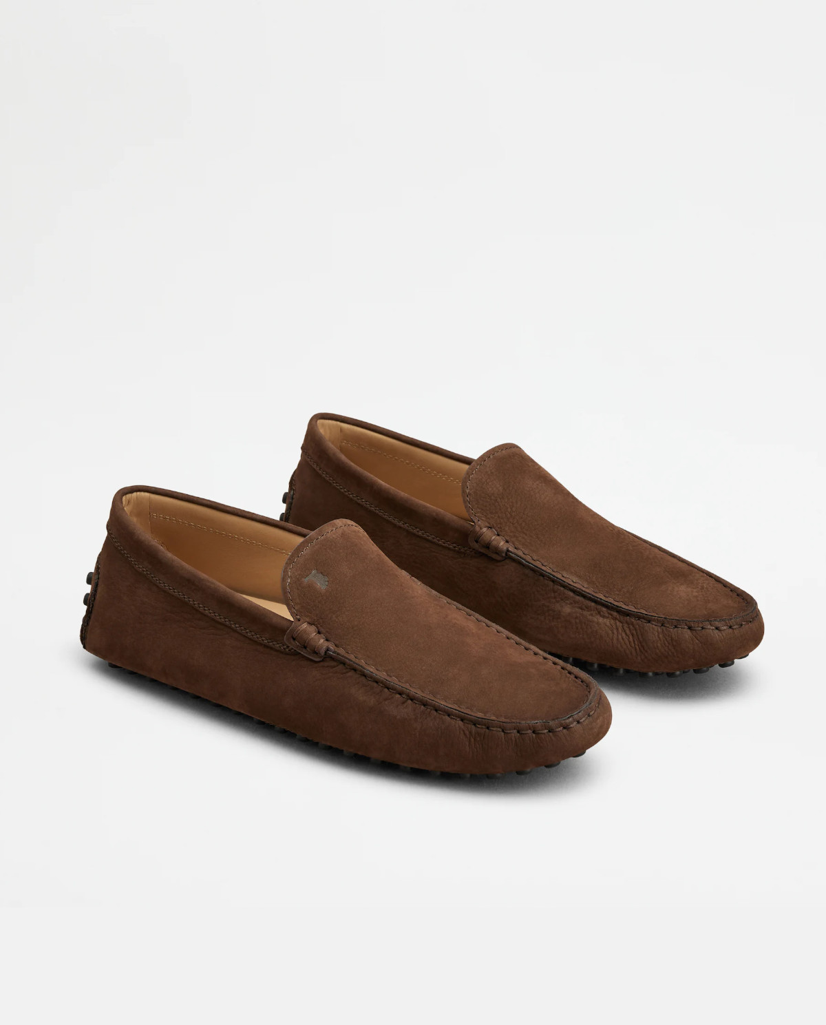 Коричневі мокасини TOD'S Gommino Driving moccasins