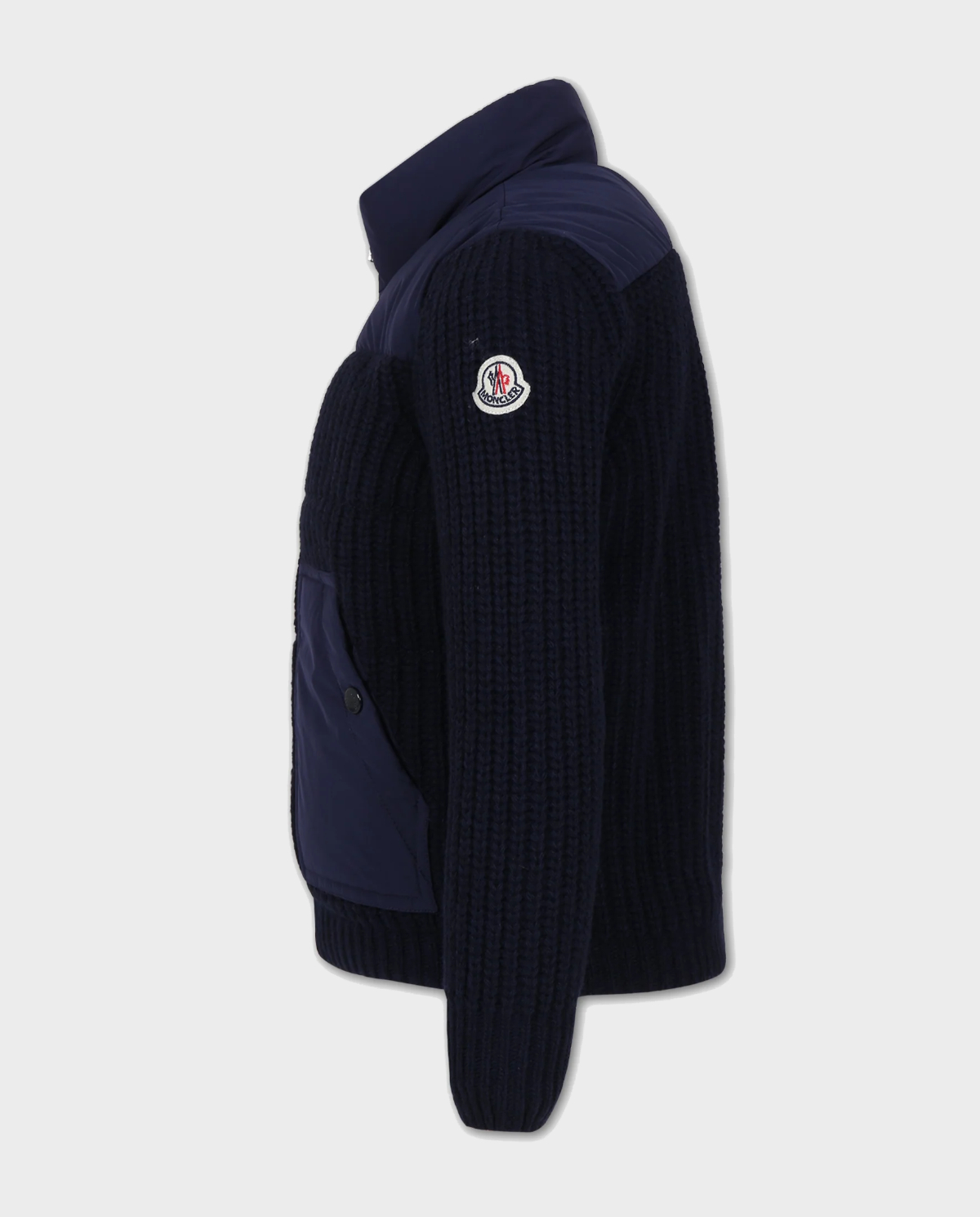 MONCLER KIDS Темно-синій вовняний кардиган 8-14 років