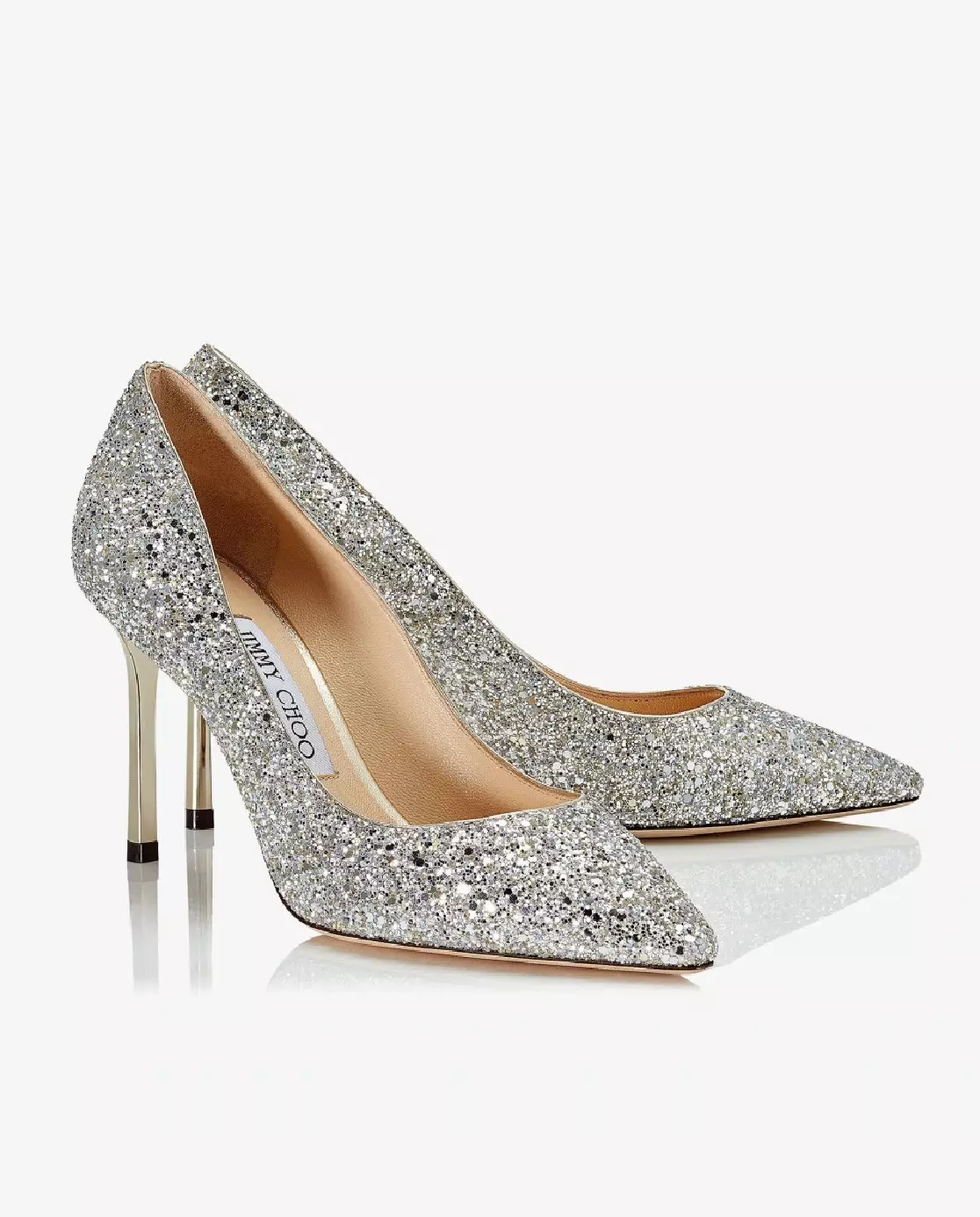 JIMMY CHOO Glitter Romy 85 на шпильках