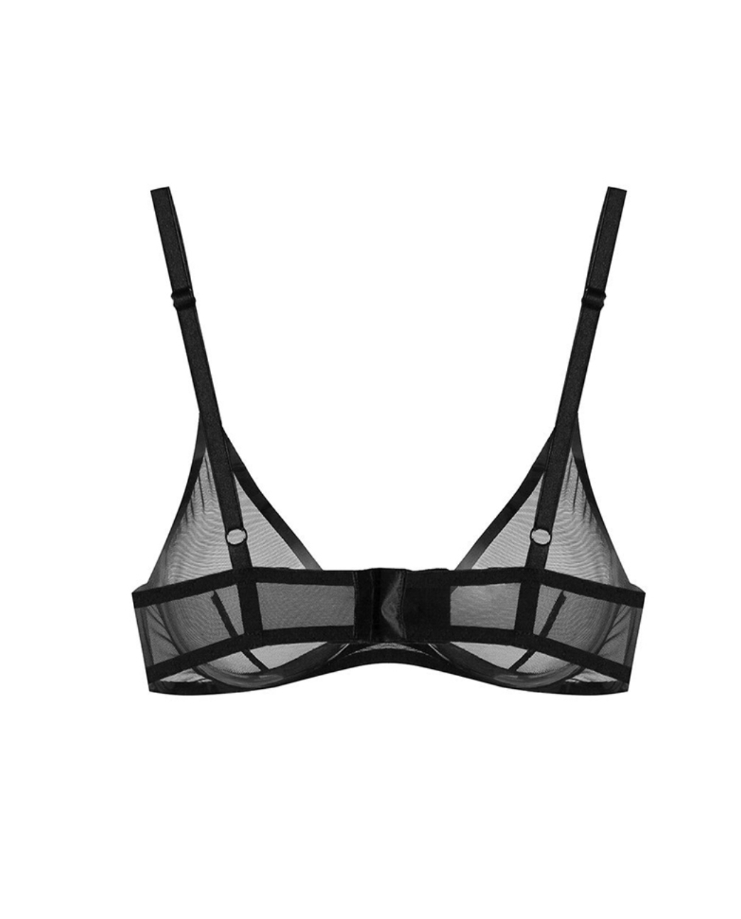 ZHILYOVA LINGERIE Черный сетчатый бюстгальтер Unnamed 5