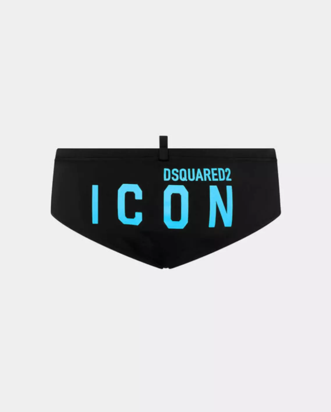 DSQUARED2 Чорні плавки з синім логотипом ICON