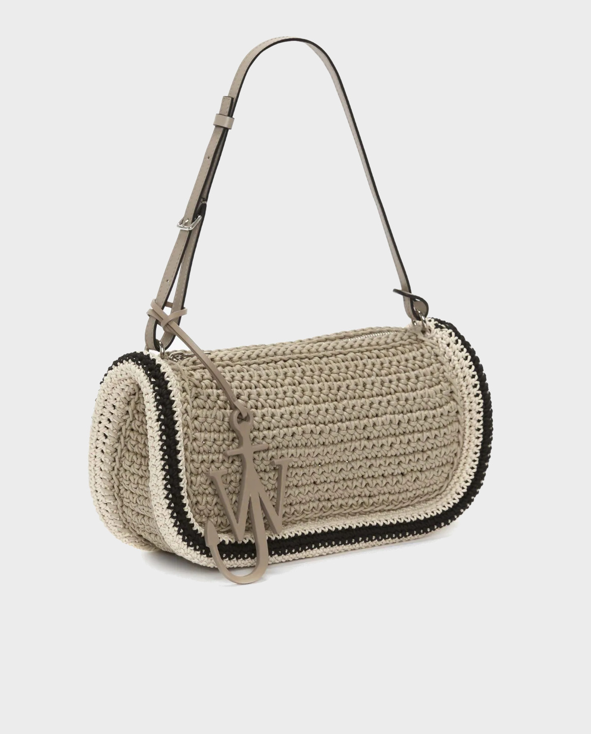 JW ANDERSON Бежева сумка Bumper-15 Crochet Shoulder Bag