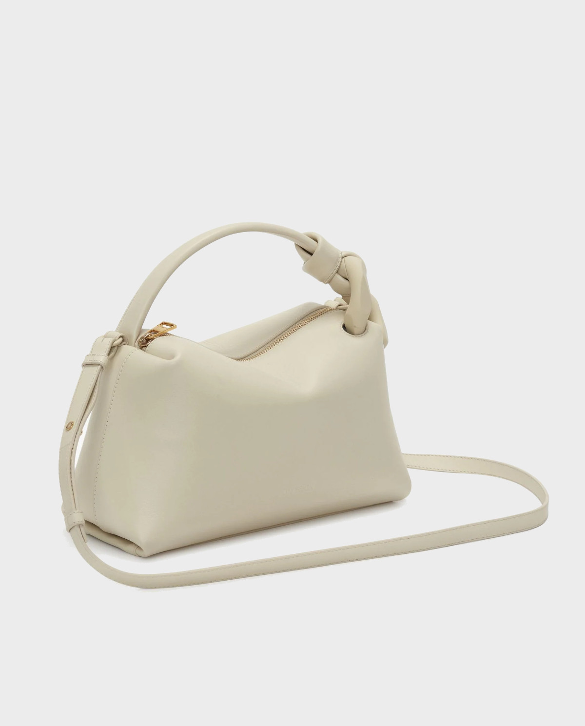 JW ANDERSON Бежева шкіряна сумка JWA Corner Bag