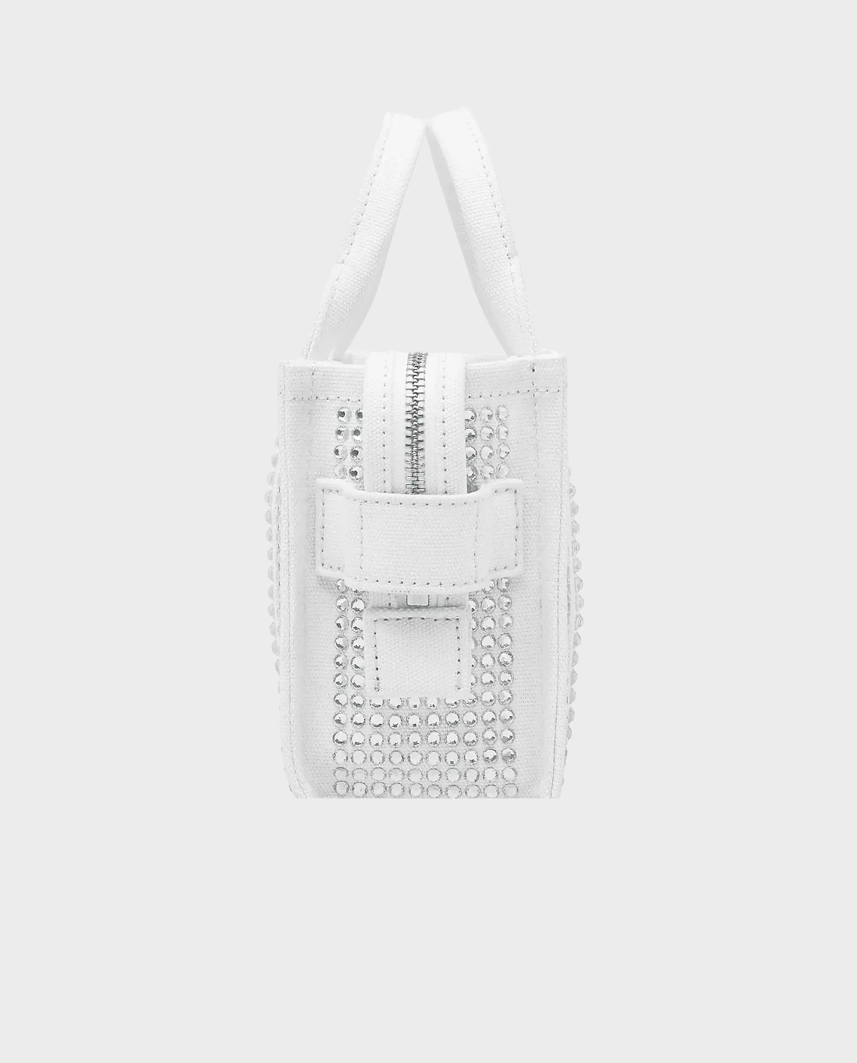 MARC JACOBS Біла сумочка The Crystal Canvas Crossbody Tote