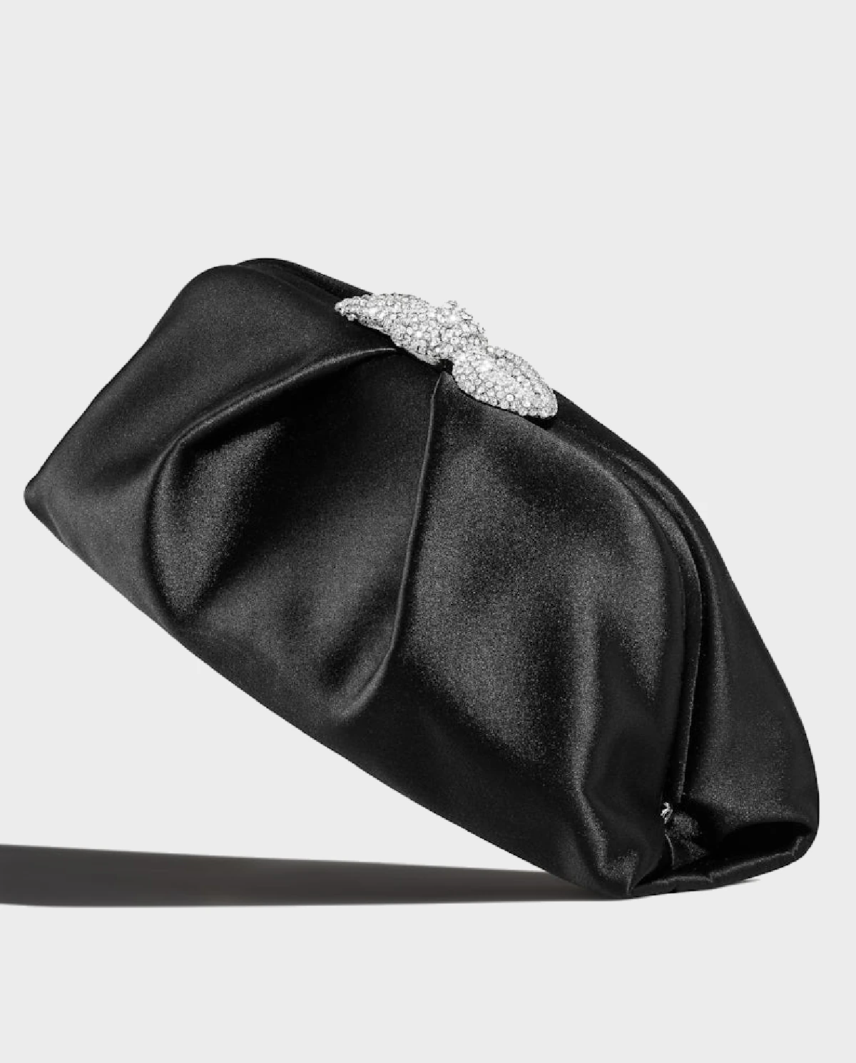 AQUAZZURA Чорний клатч Very Bow Tie