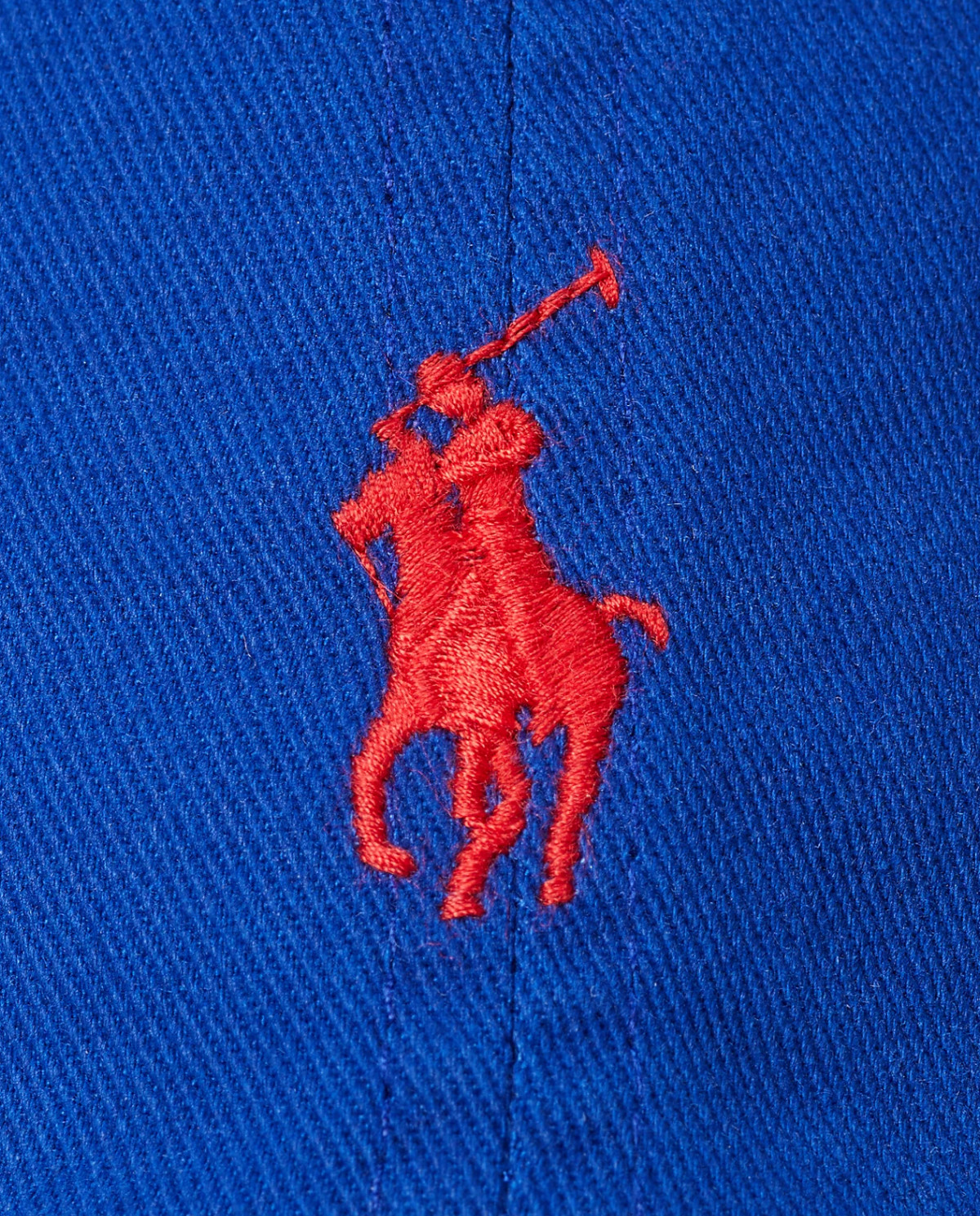 RALPH LAUREN Синя бейсболка з логотипом