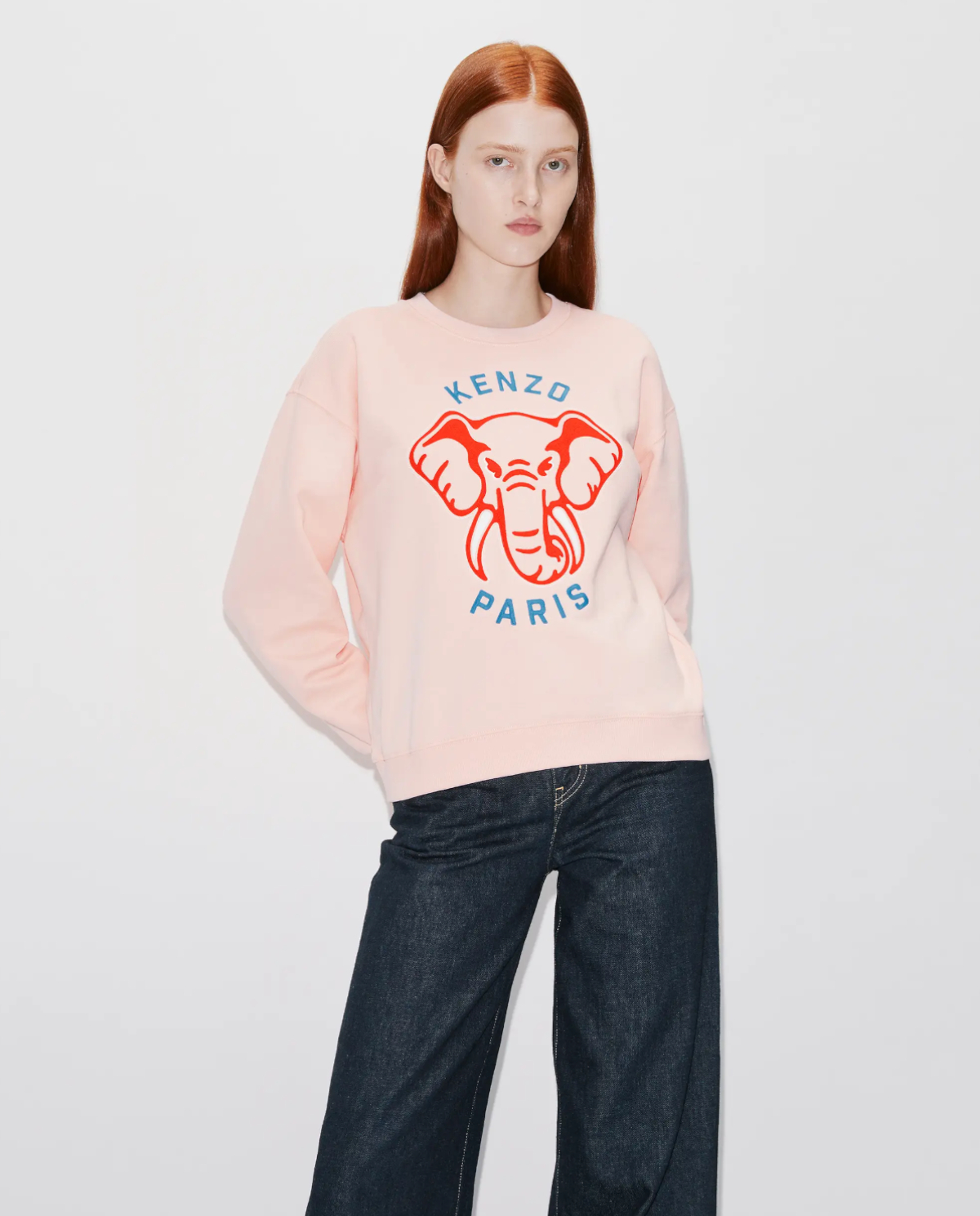 Графічний світшот KENZO Pink Varsity Junge