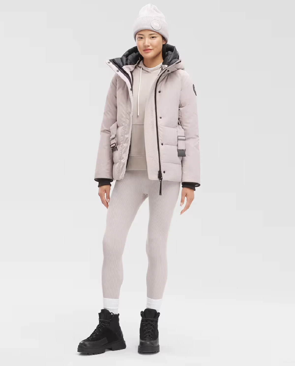 Куртка з поясом CANADA GOOSE Pink McKenna