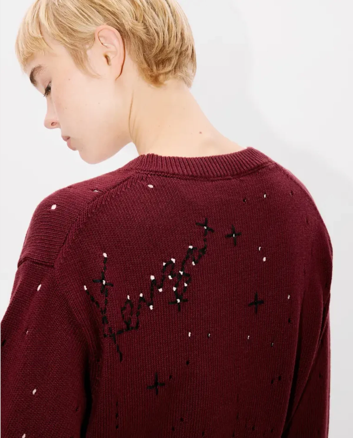 Кардиган KENZO Maroon Kenzo Constellation