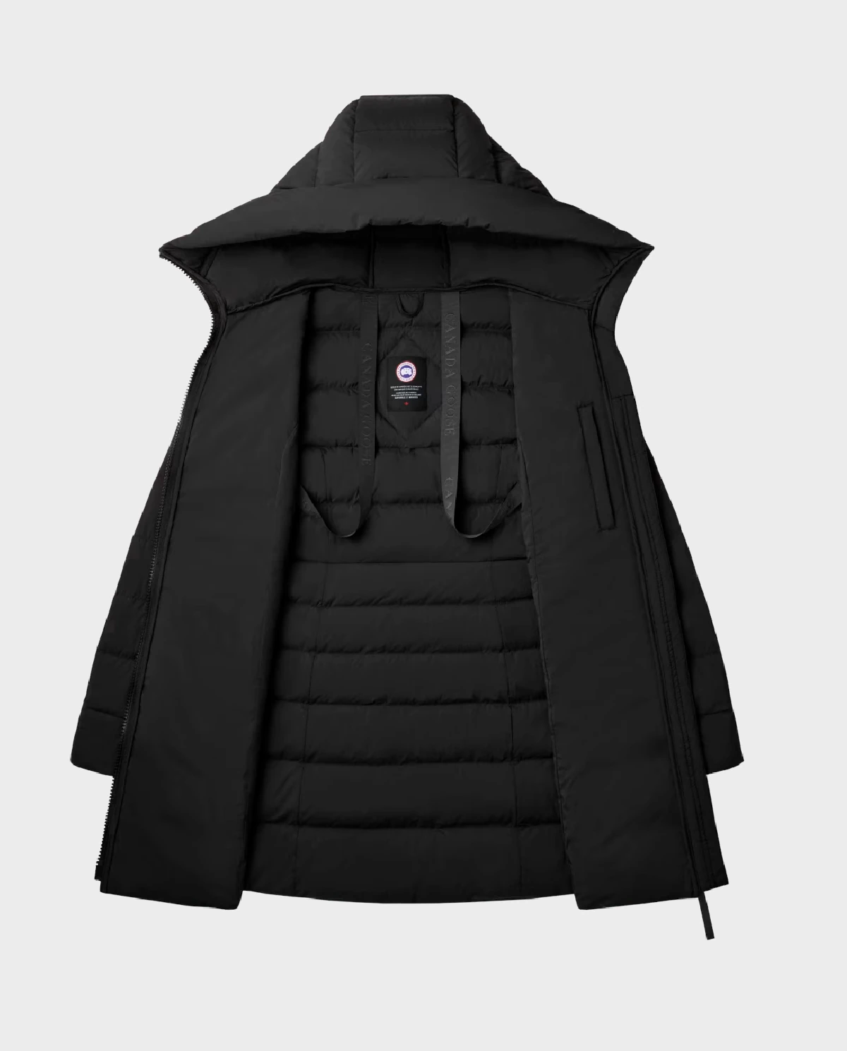 Чорний короткий пуховик CANADA GOOSE Clair