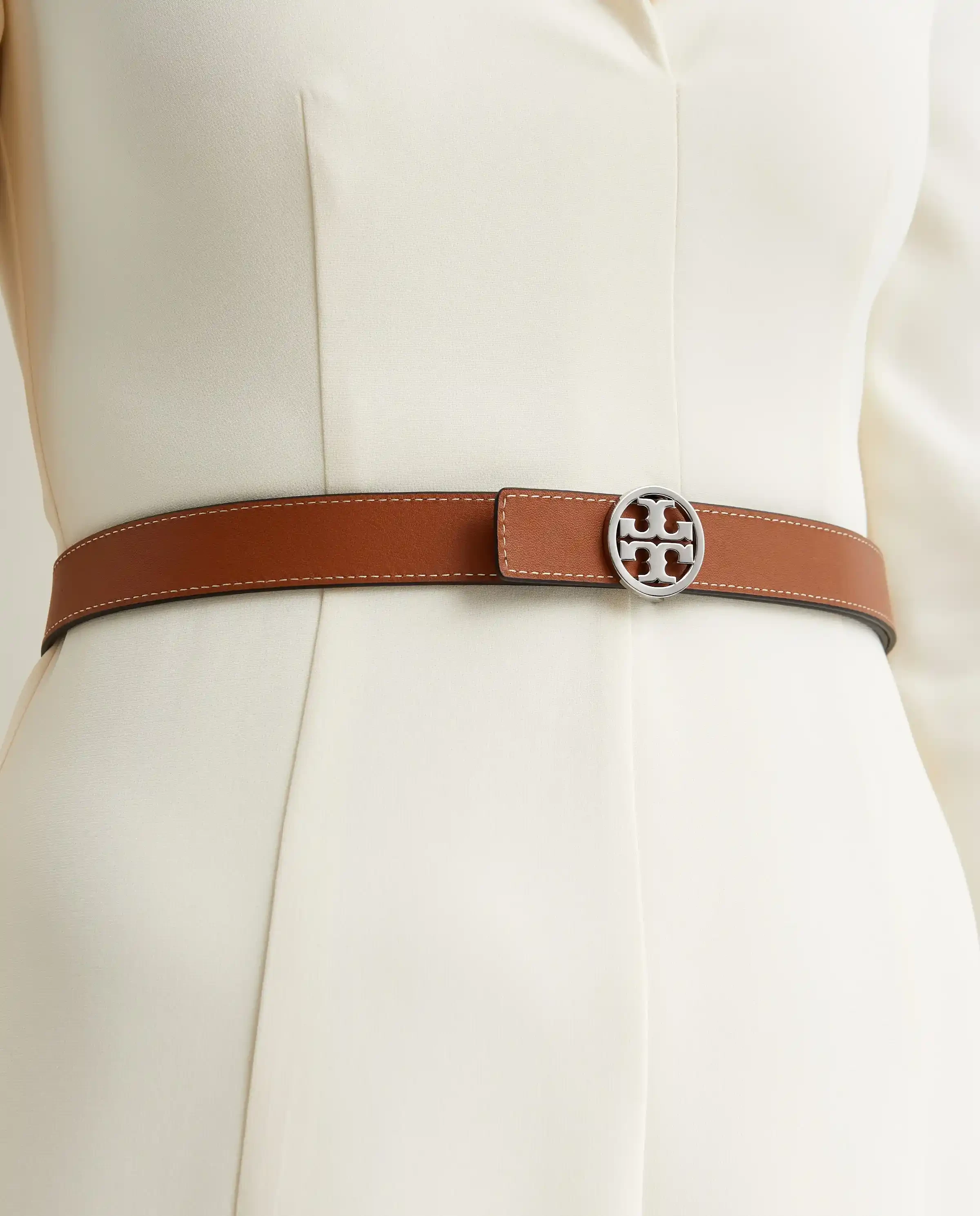 Двусторонний кожаный ремень TORY BURCH Miller 