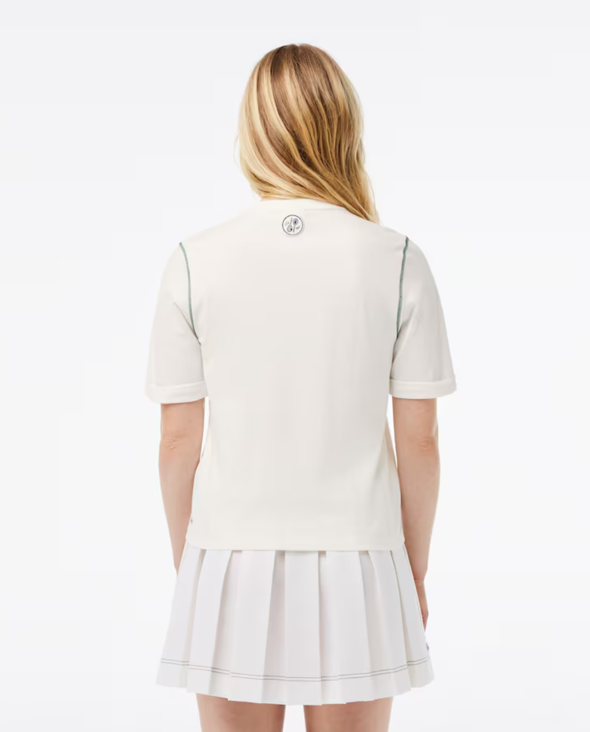 LACOSTE Біла футболка з лінії Roland Garros