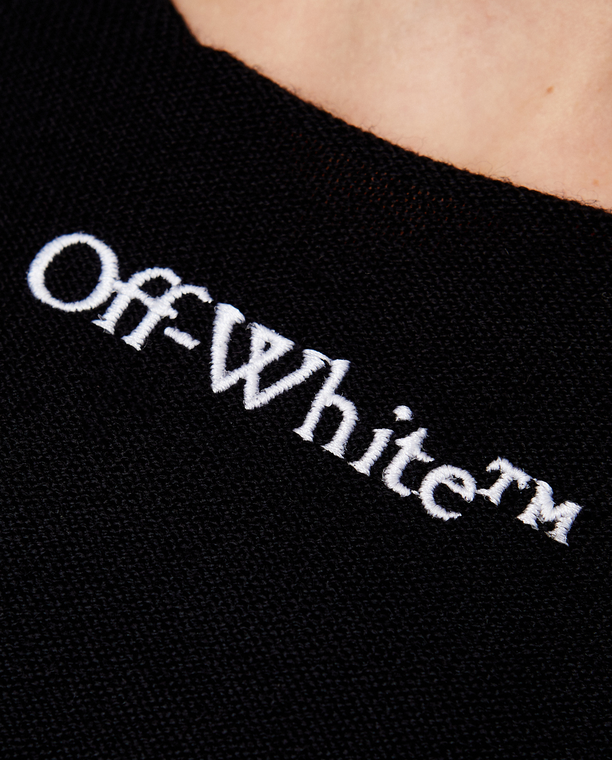 Джемпер із вовни в смужку OFF-WHITE