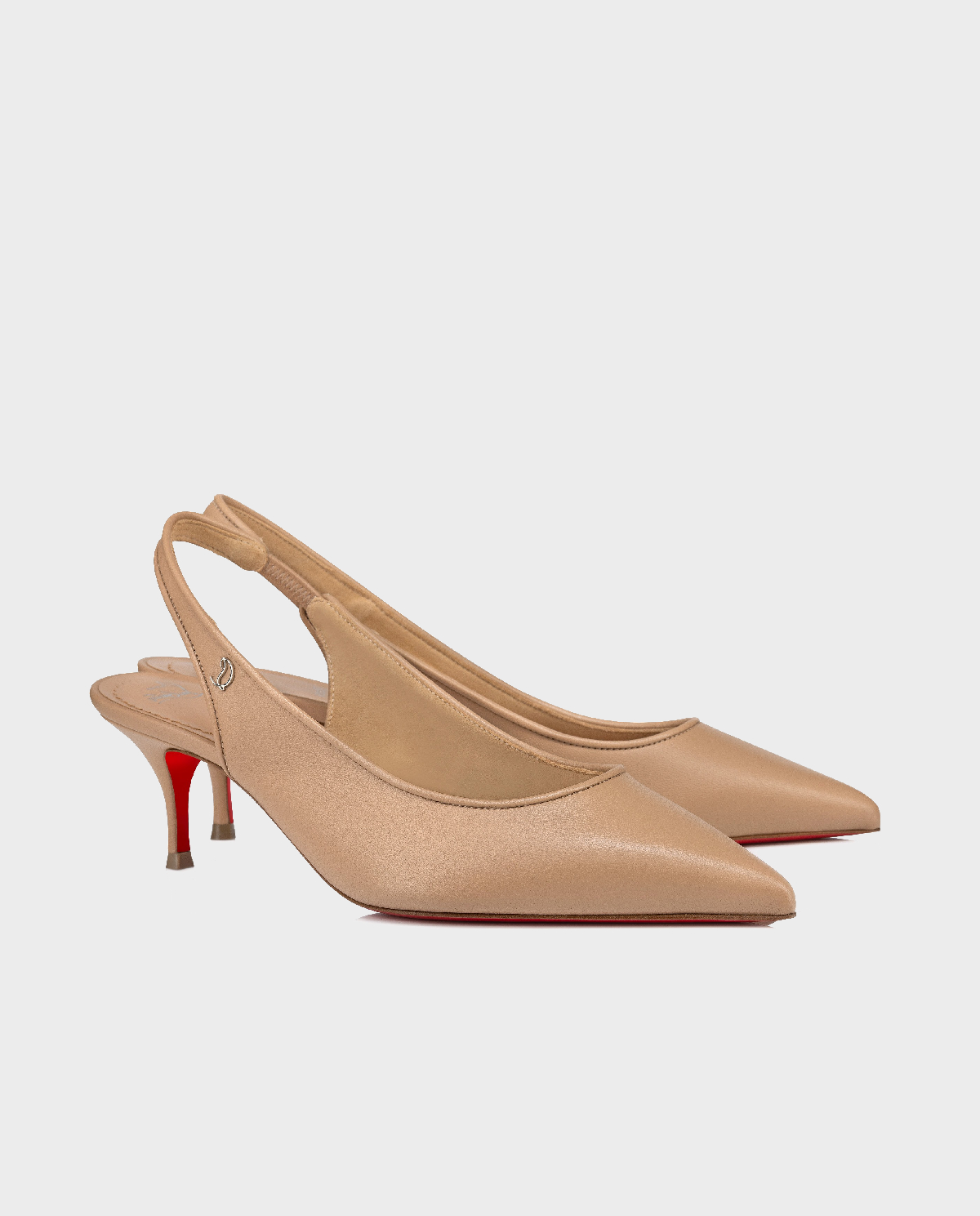 CHRISTIAN LOUBOUTIN Бежеві спортивні туфлі Kate Slingback