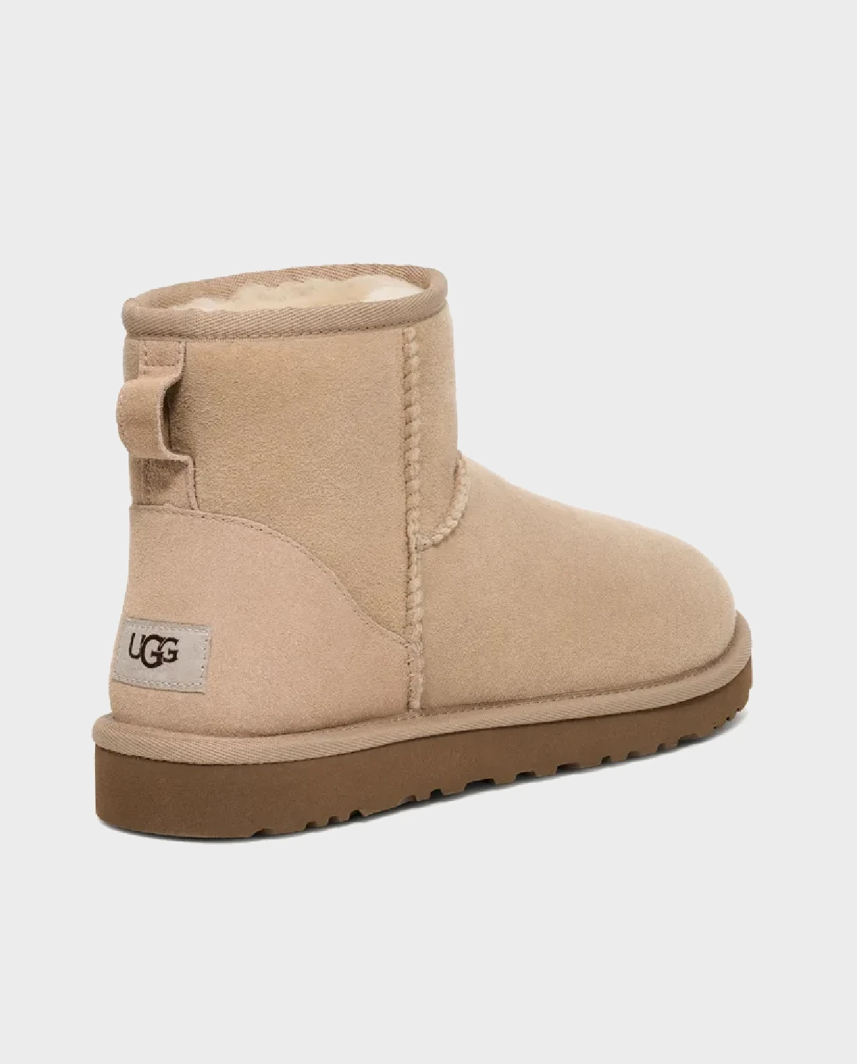 Бежеві чоботи UGG Classic Mini II