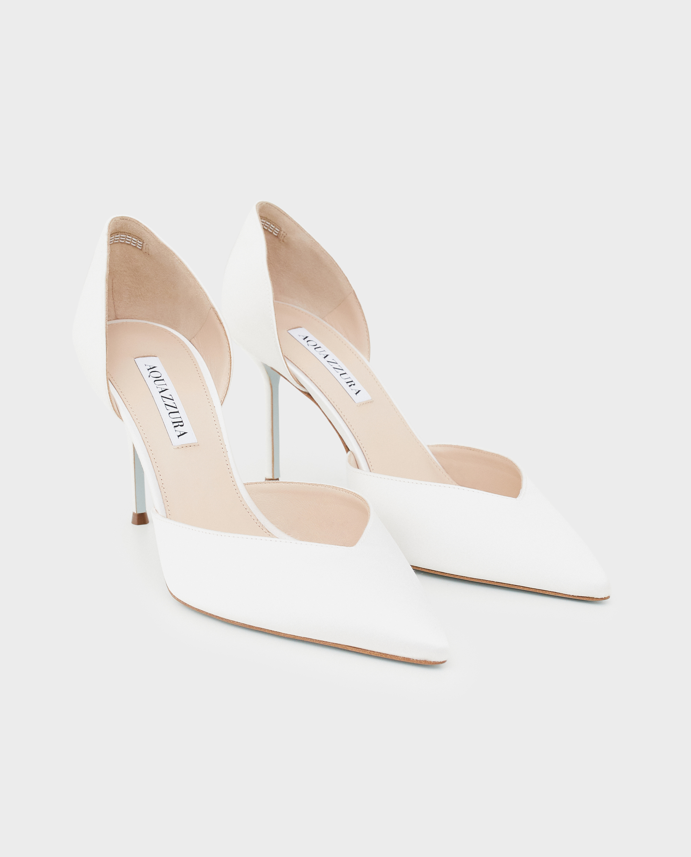 Жіночі туфлі AQUAZZURA White Uptown 85